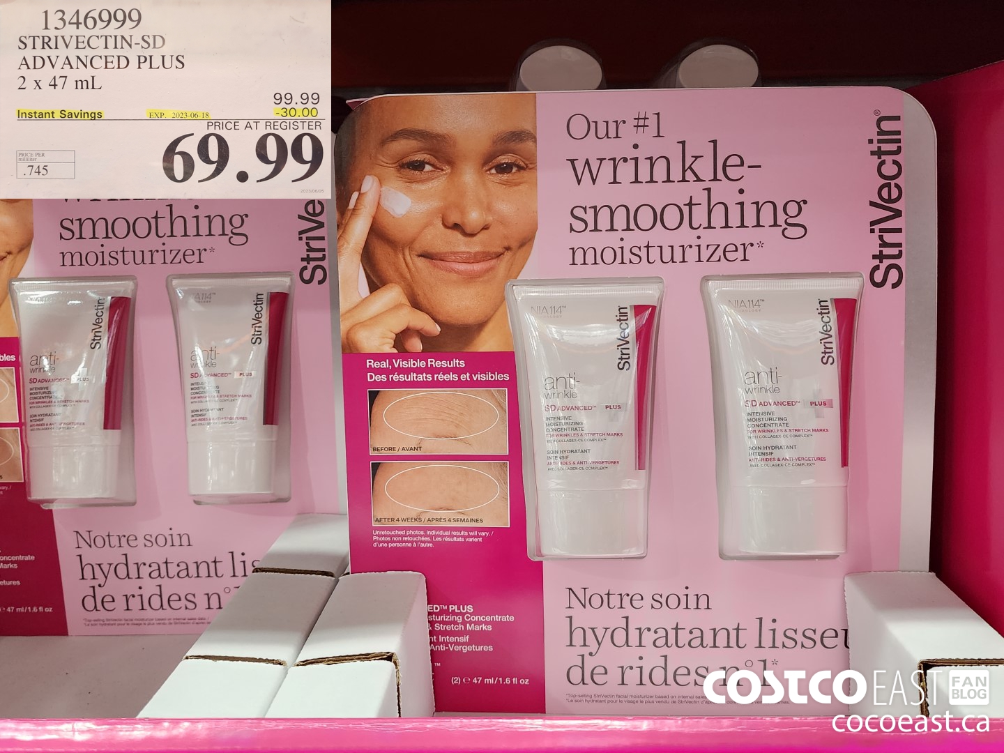 1346999 STRIVECTIN-SD ADVANCED PLUS 2 X 47ML ($30.00 INSTANT SAVINGS EXPIRES ON 2023-06-18) $69.99