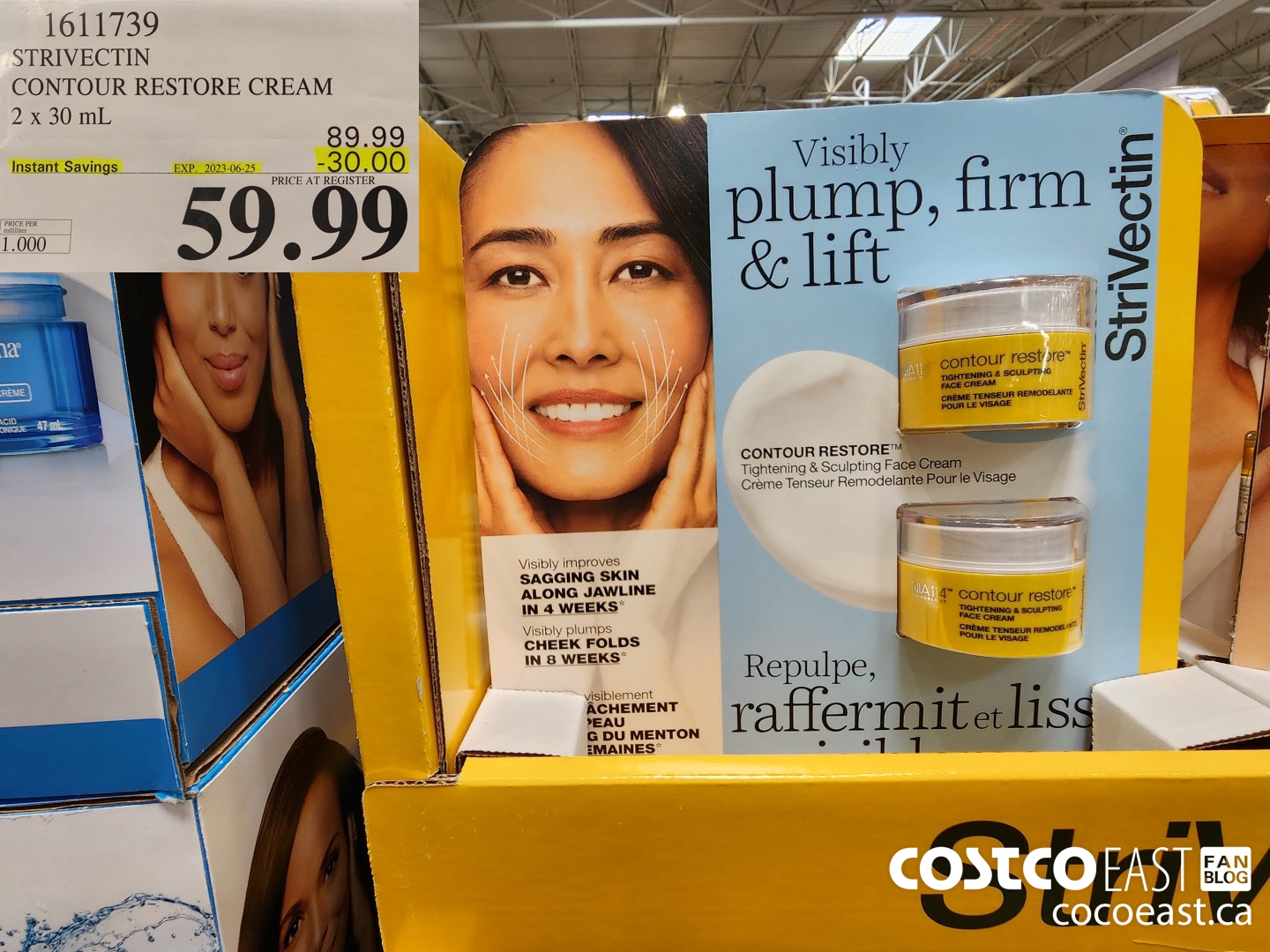 1611739 STRIVECTIN CONTOUR RESTORE CREAM 2 x 30 mL ($30.00 INSTANT SAVINGS EXPIRES ON 2023-06-25) $59.99