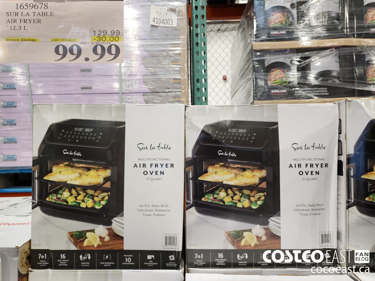 1659678 SUR LA TABLE AIR FRYER 12.3L ($30.00 INSTANT SAVINGS EXPIRES ON 2023-06-25) $99.99