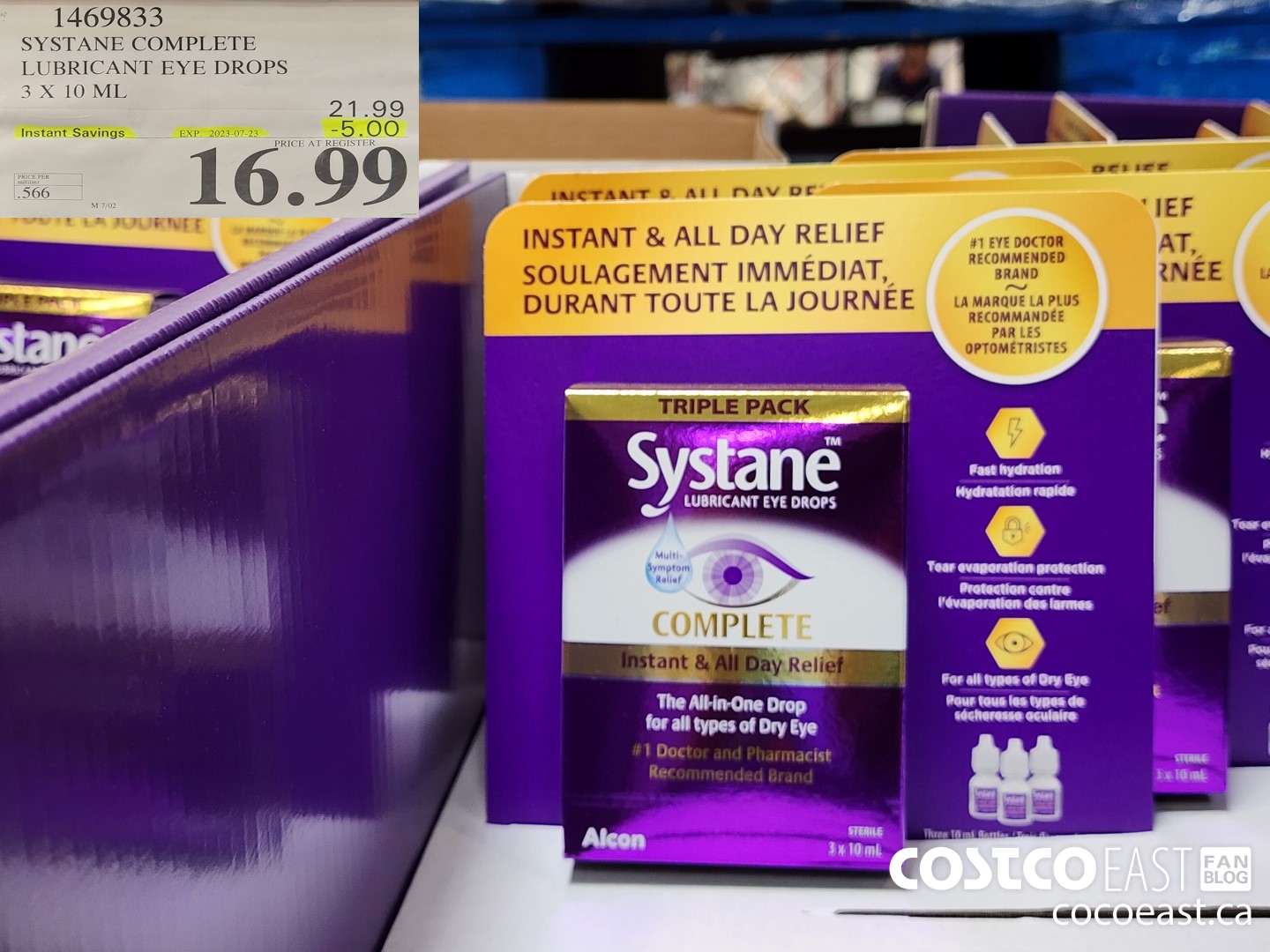1469833 SYSTANE COMPLETE LUBRICANT EYE DROPS 3 X 10ML 2023-07-023 ($5.00 INSTANT SAVINGS) $16.99