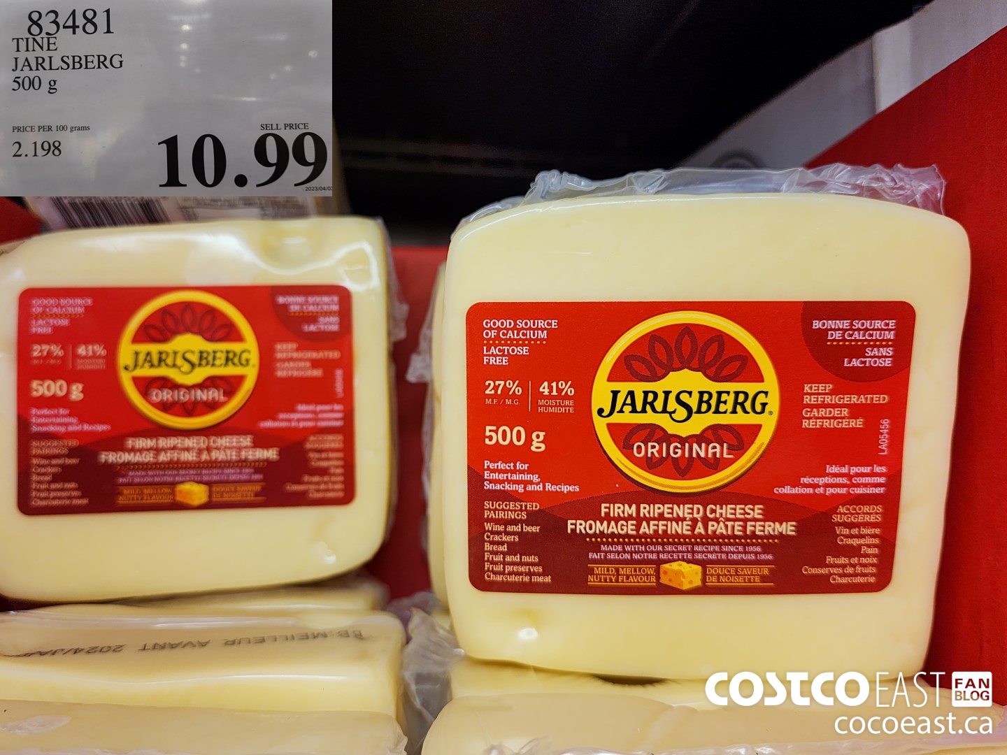 83481 TINE JARLSBERG 500G $10.99