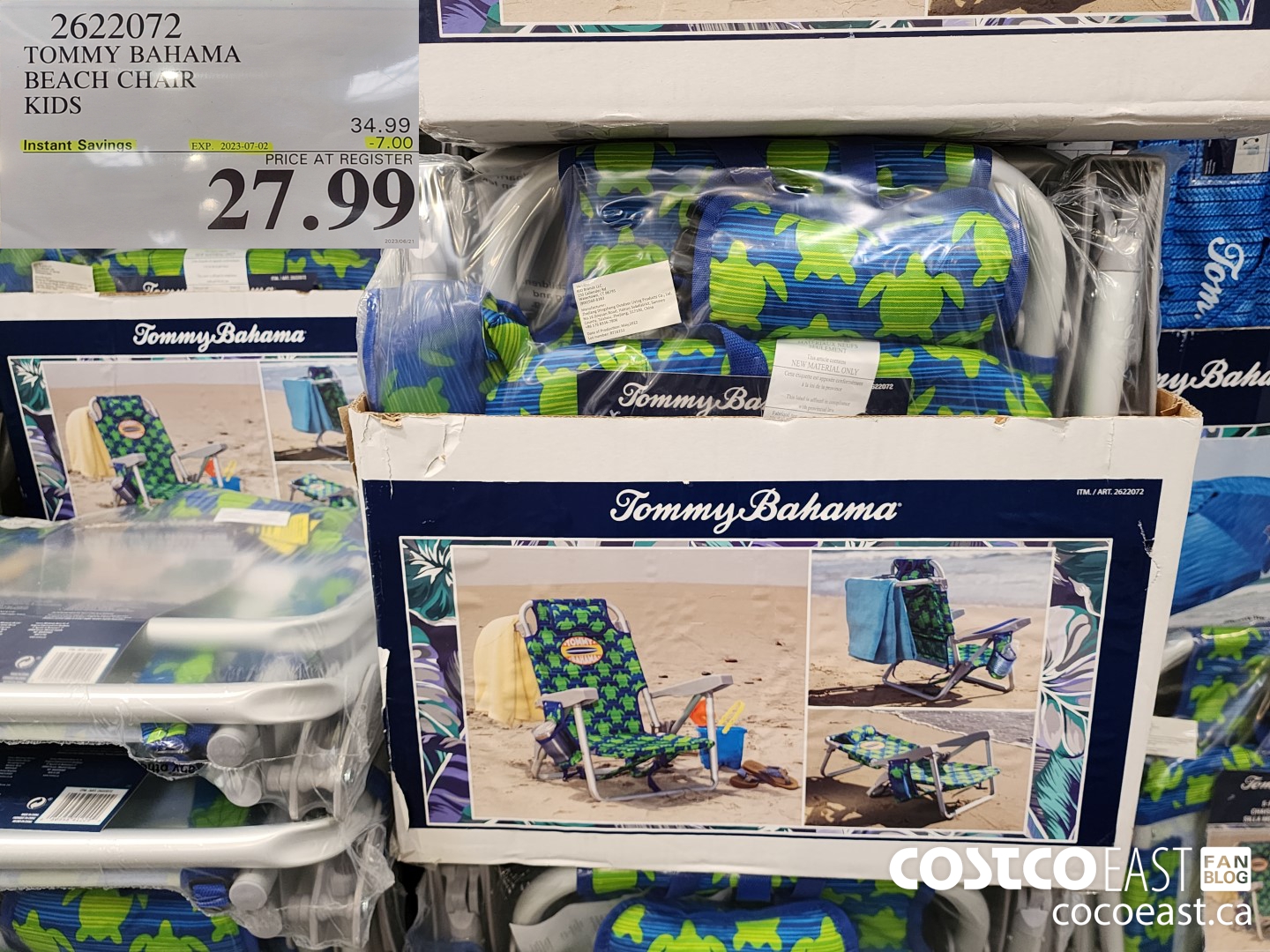 2622072 TOMMY BAHAMA BEACH CHAIR KIDS ($7.00 INSTANT SAVINGS EXPIRES ON 2023-07-02) $27.99
