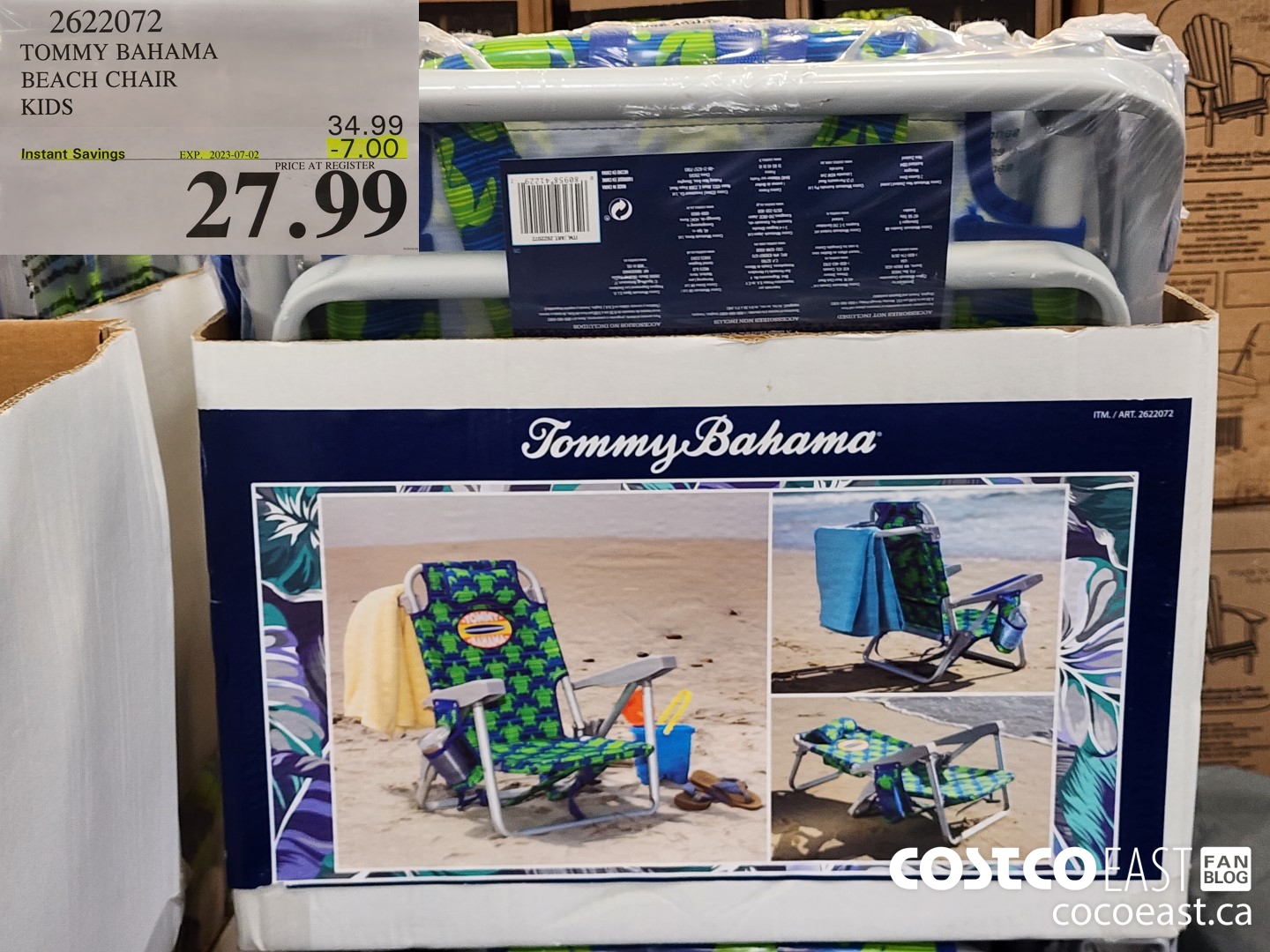 2622072 TOMMY BAHAMA BEACH CHAIR KIDS ($7.00 INSTANT SAVINGS EXPIRES ON 2023-07-02) $27.99