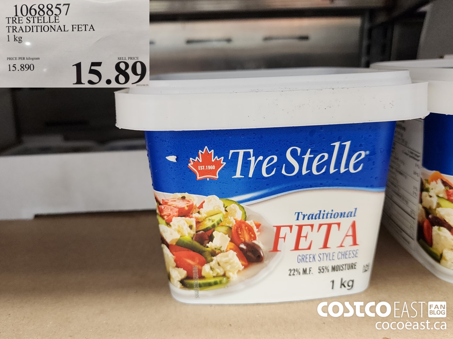 1068857 TRE STELLE CHEESE FETA 1 KG $15.89