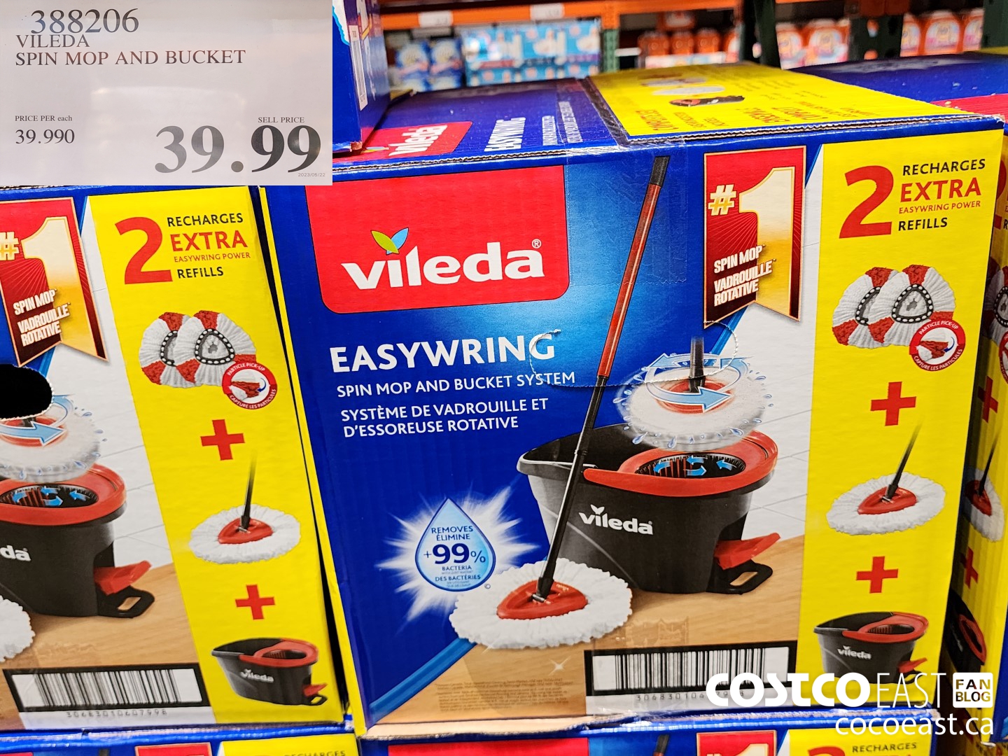 388206 VILEDA EASY WRING MOP WITH BUCKET $39.99