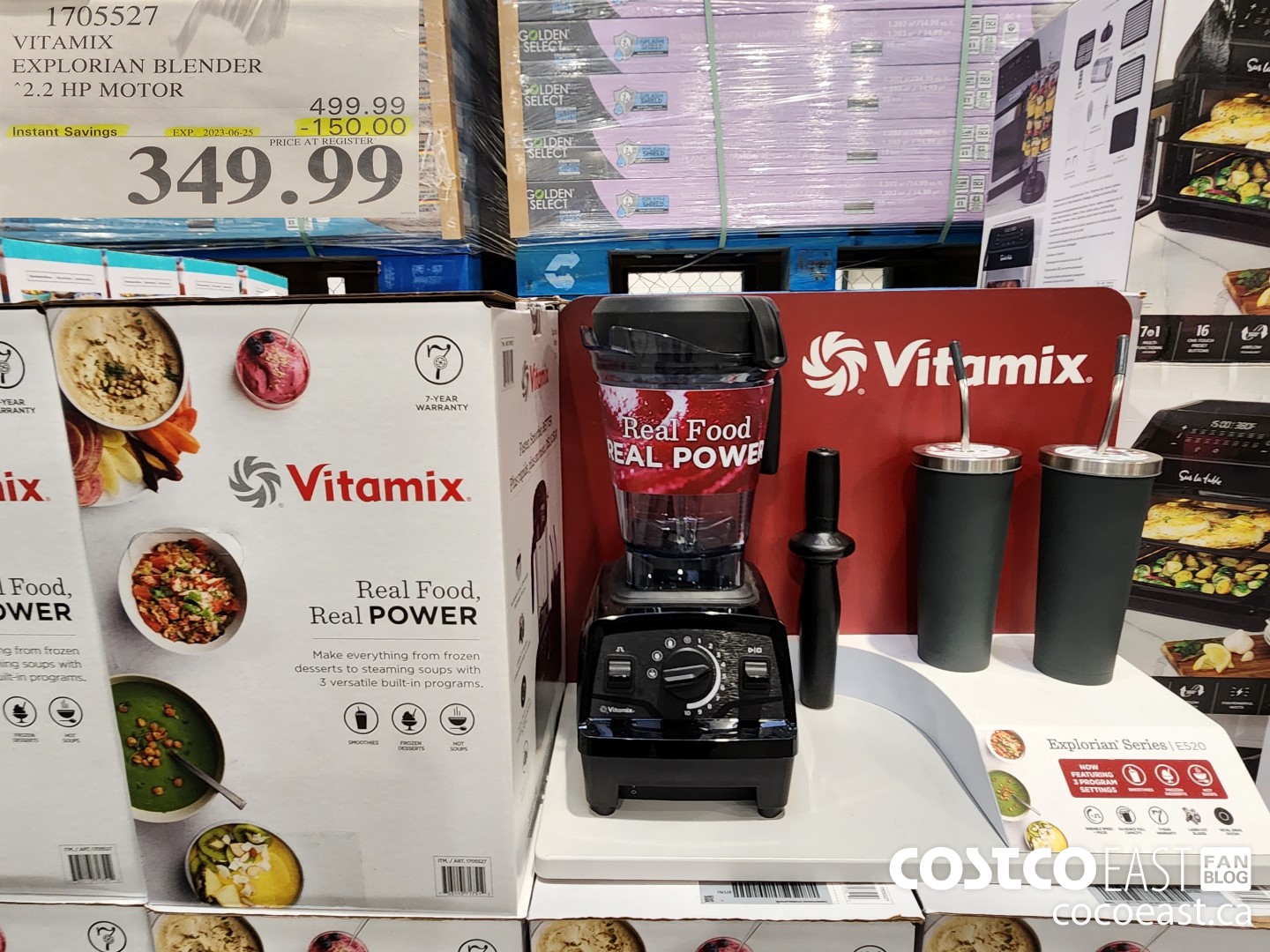 1705527 VITAMIX EXPLORIAN BLENDER “2.2 HP MOTOR ($150.00 INSTANT SAVINGS EXPIRES ON 2023-06-25) $349.99