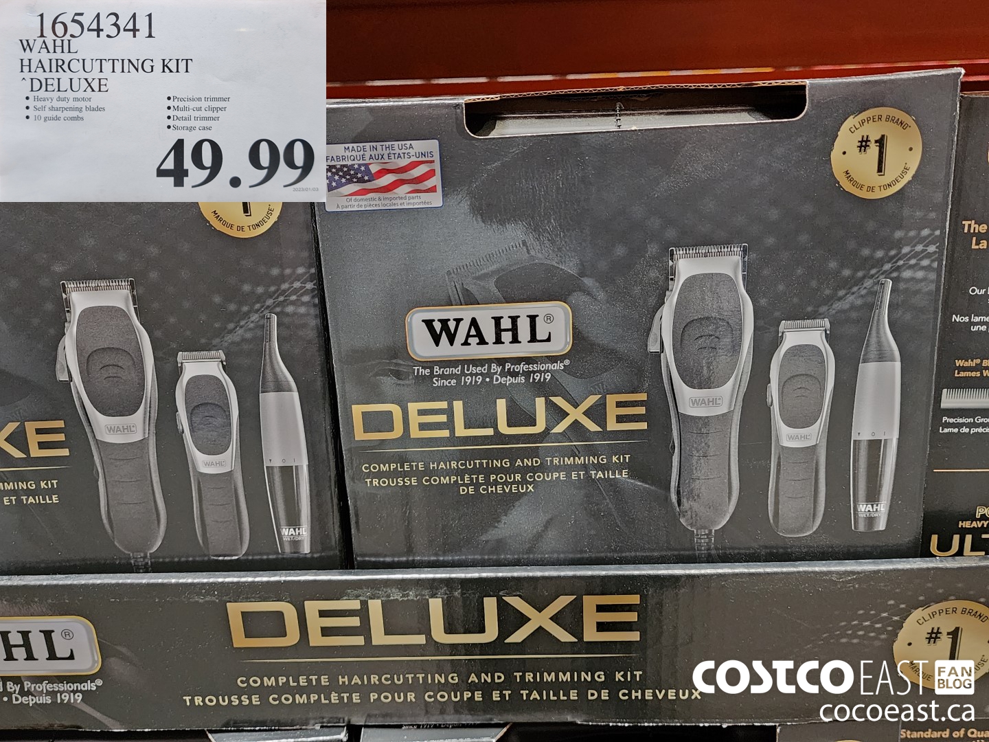 1654341 WAHL HAIRCUTTING KIT ~ DELUXE $49.99