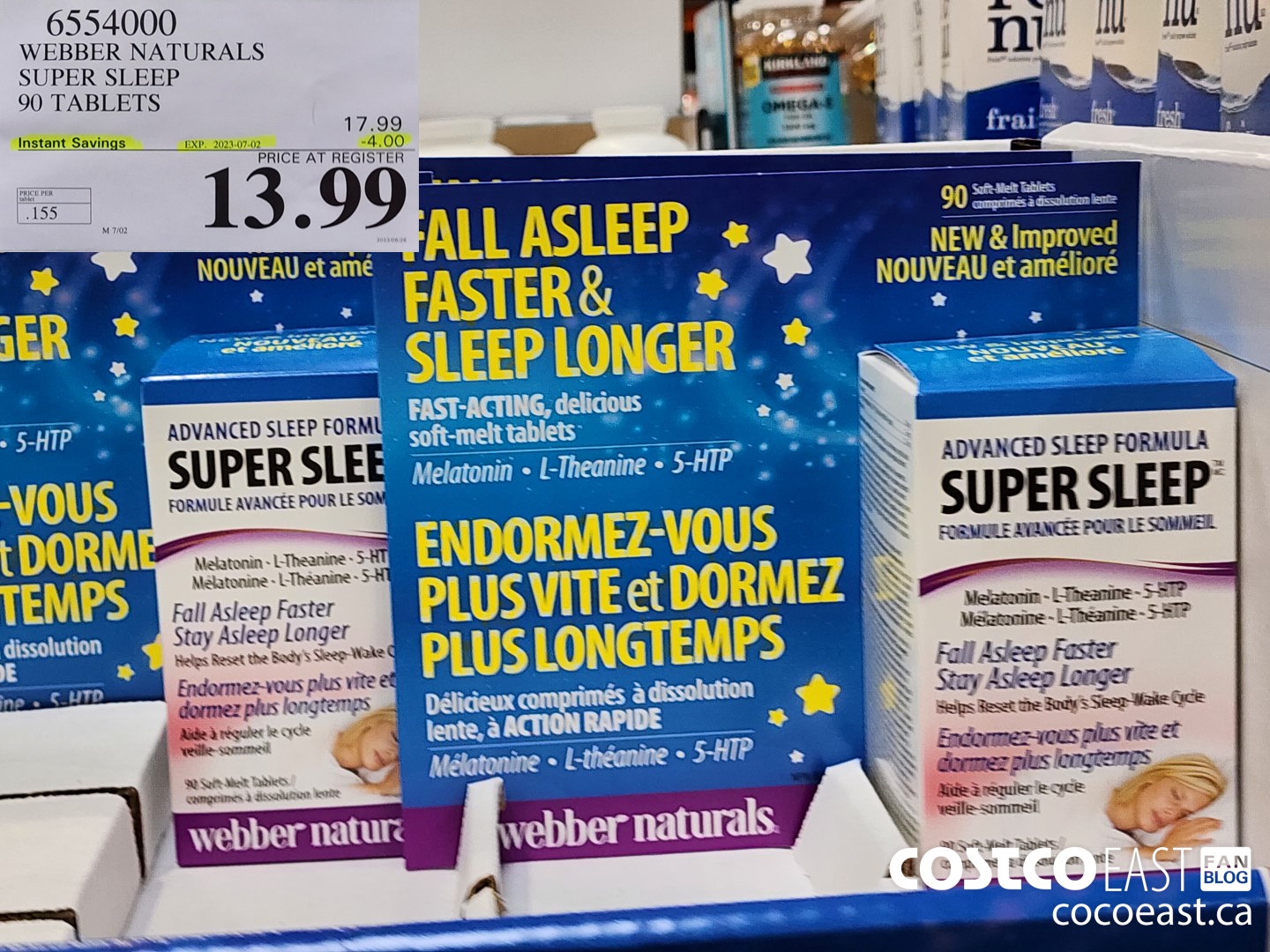 6554000 WEBBER NATURALS SUPER SLEEP 90 TABLETS ($4.00 INSTANT SAVINGS EXPIRES ON 2023-07-02) $13.99