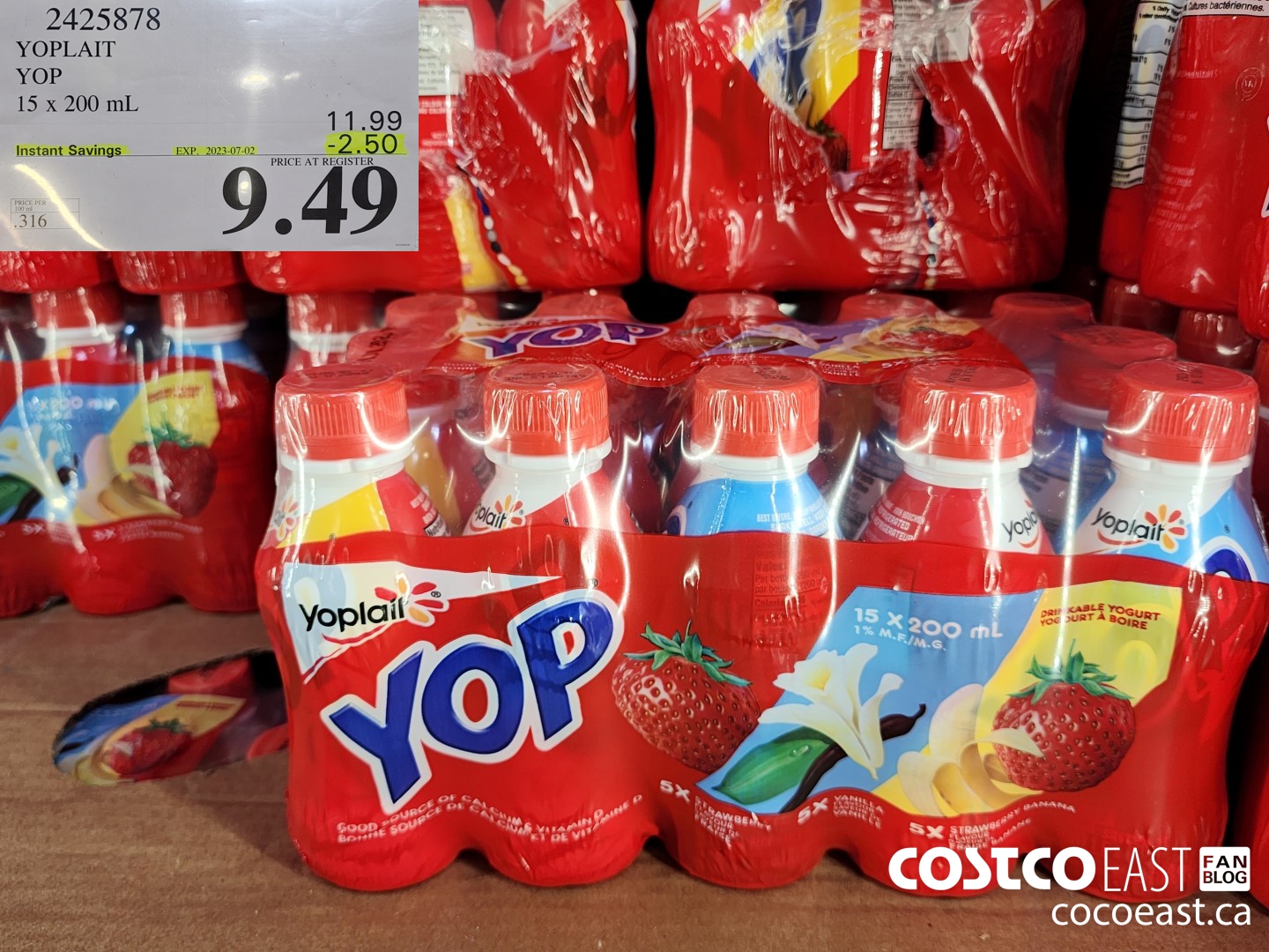 2425878 YOPLAIT YOP 15 x 200 ml ($2.50 INSTANT SAVINGS EXPIRES ON 2023-07-02) $9.49