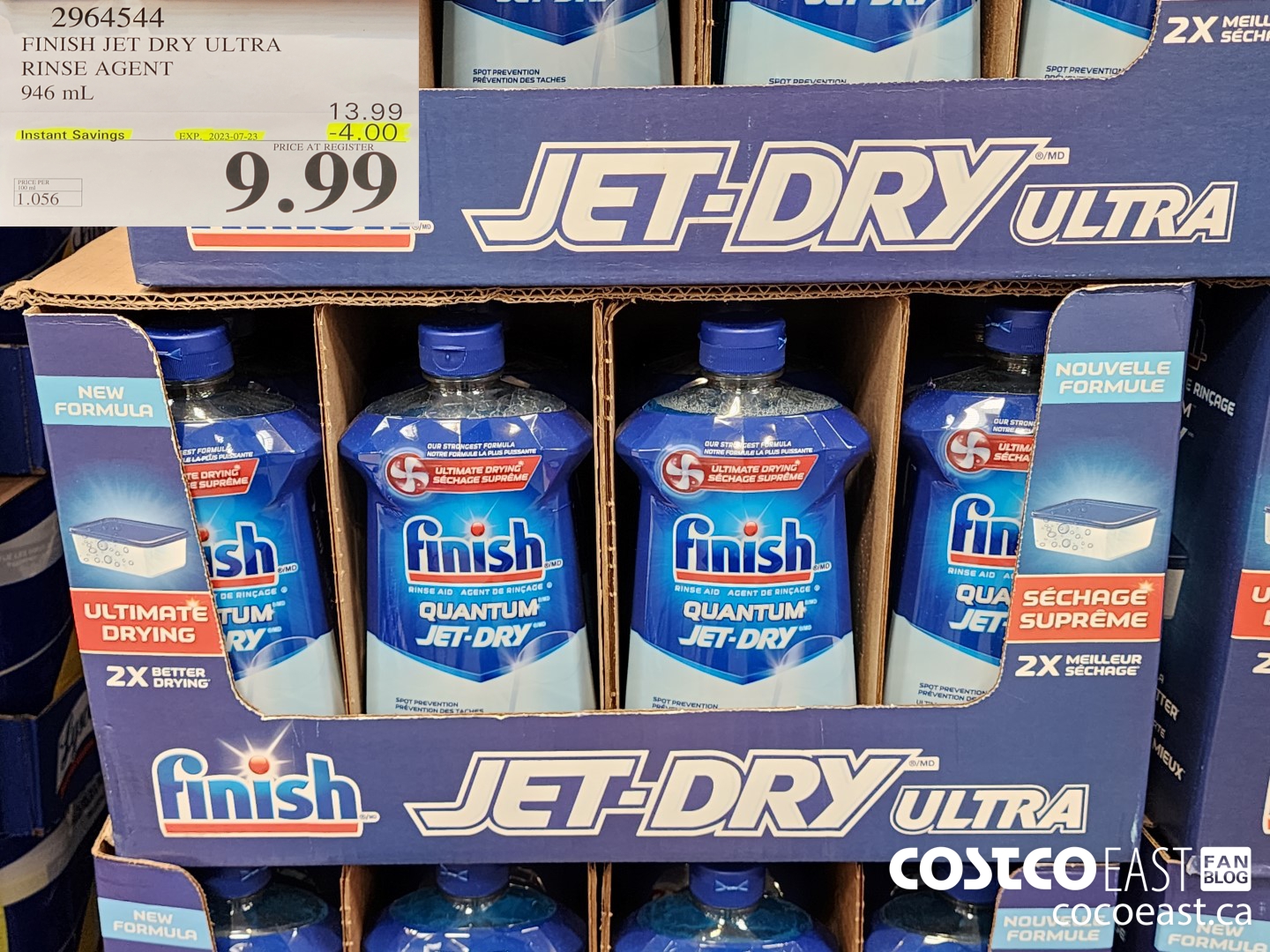 Costco: HUGE Bottles of Finish Jet-Dry Plus Dishwasher Rinse Aid