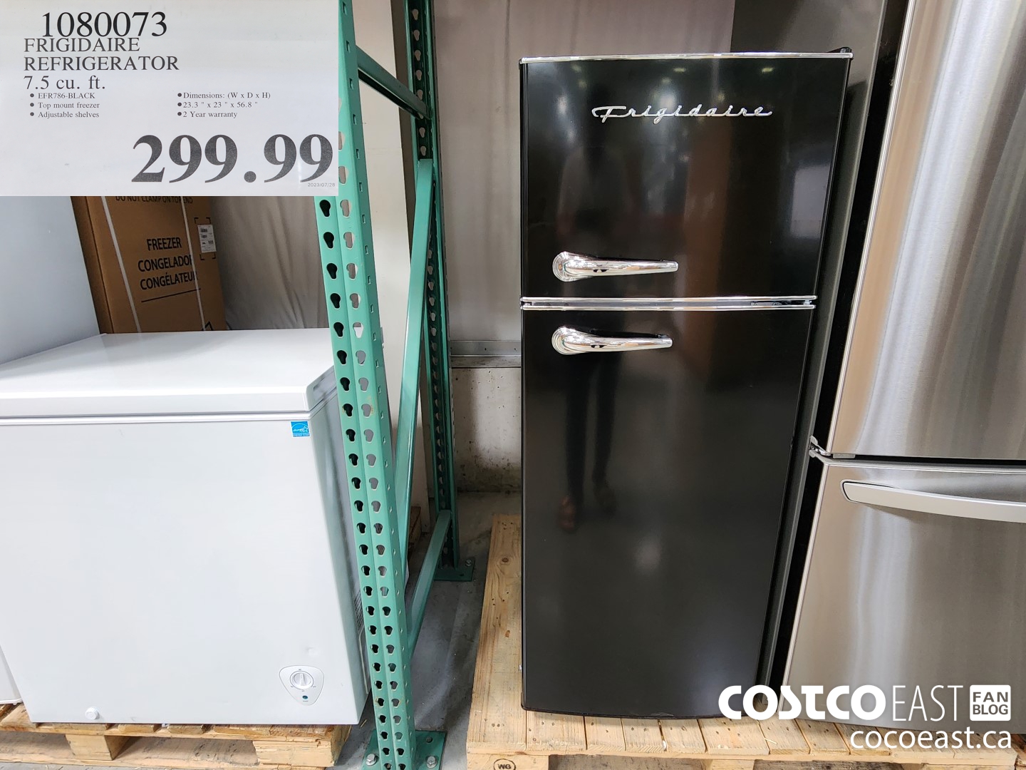 frigidaire 7.5 cu ft refrigerator costco