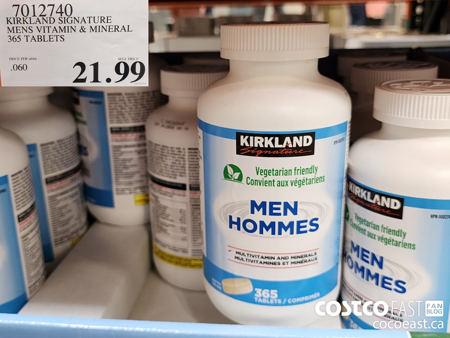 Kirkland Signature Men 50+ Multivitamin, 365 Tablets