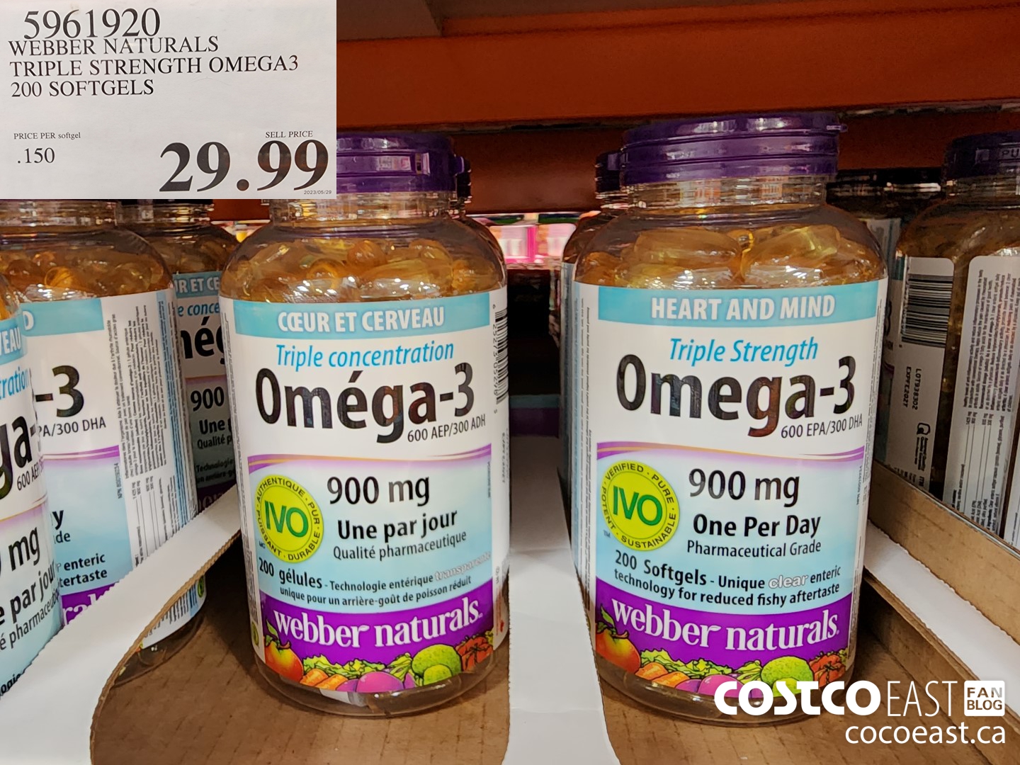 Omega 3 discount webber naturals costco