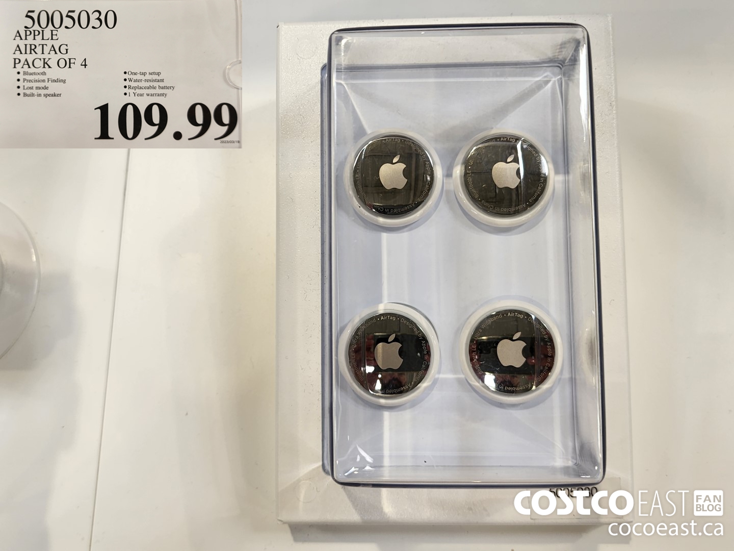 5005030 APPLE AIRTAG PACK OF 4 $109.99
