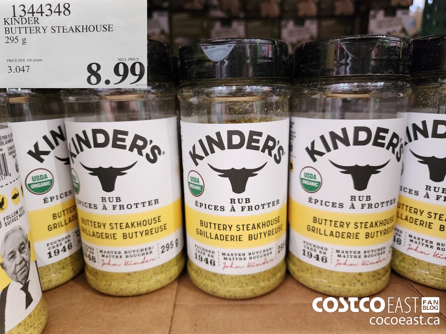1344348 KINDER BUTTERY STEAKHOUSE 295 g $8.99