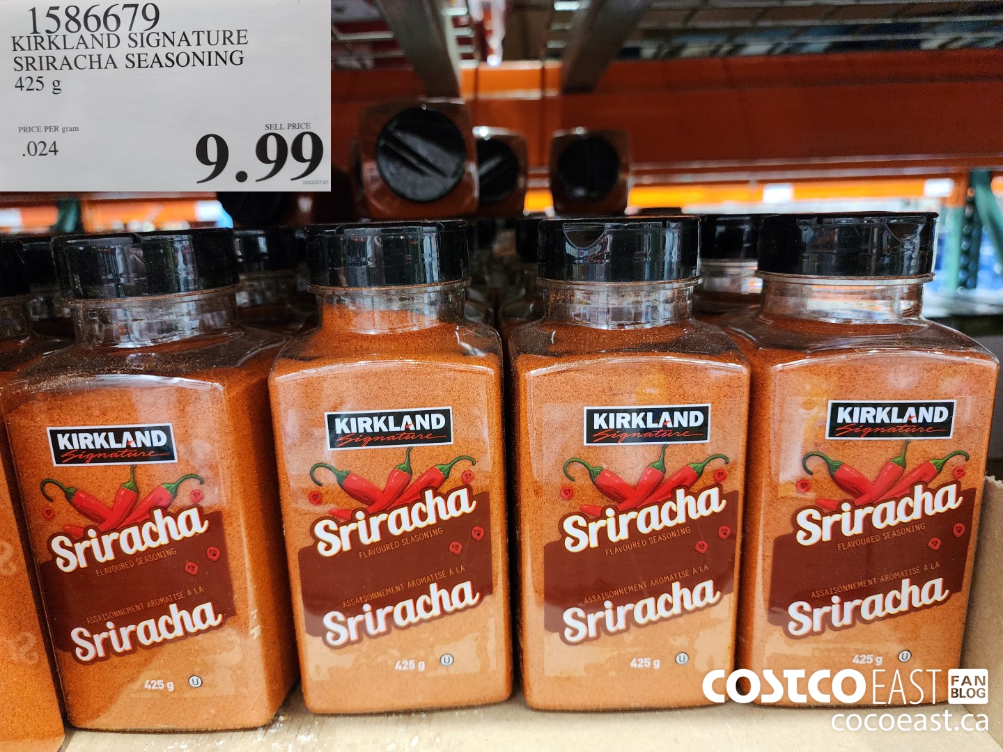 1586679 KIRKLAND SIGNATURE SRIRACHA SEASONING 425 g $9.99