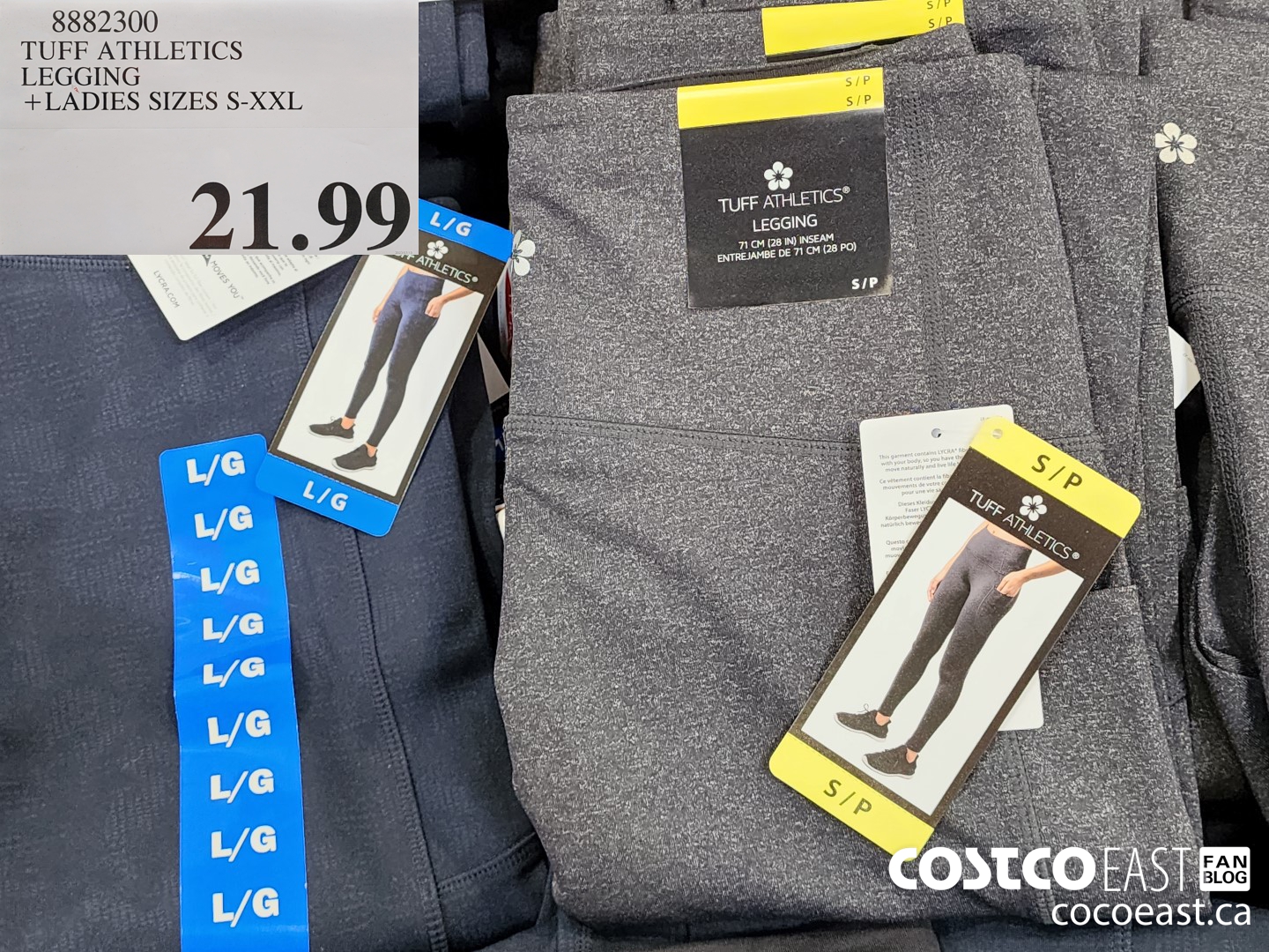 COSTCO CANADA  TUFF LEGGINGS 