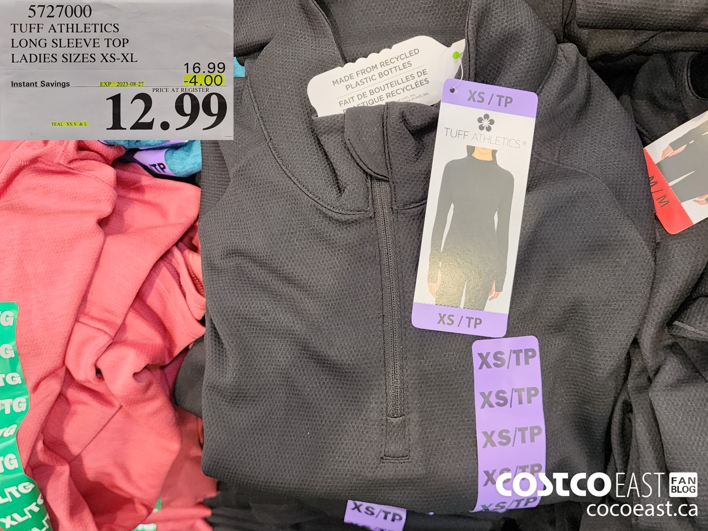 Tuff athletics long sleeve top. #costco #costcocanada #tinasfavyyc #yy