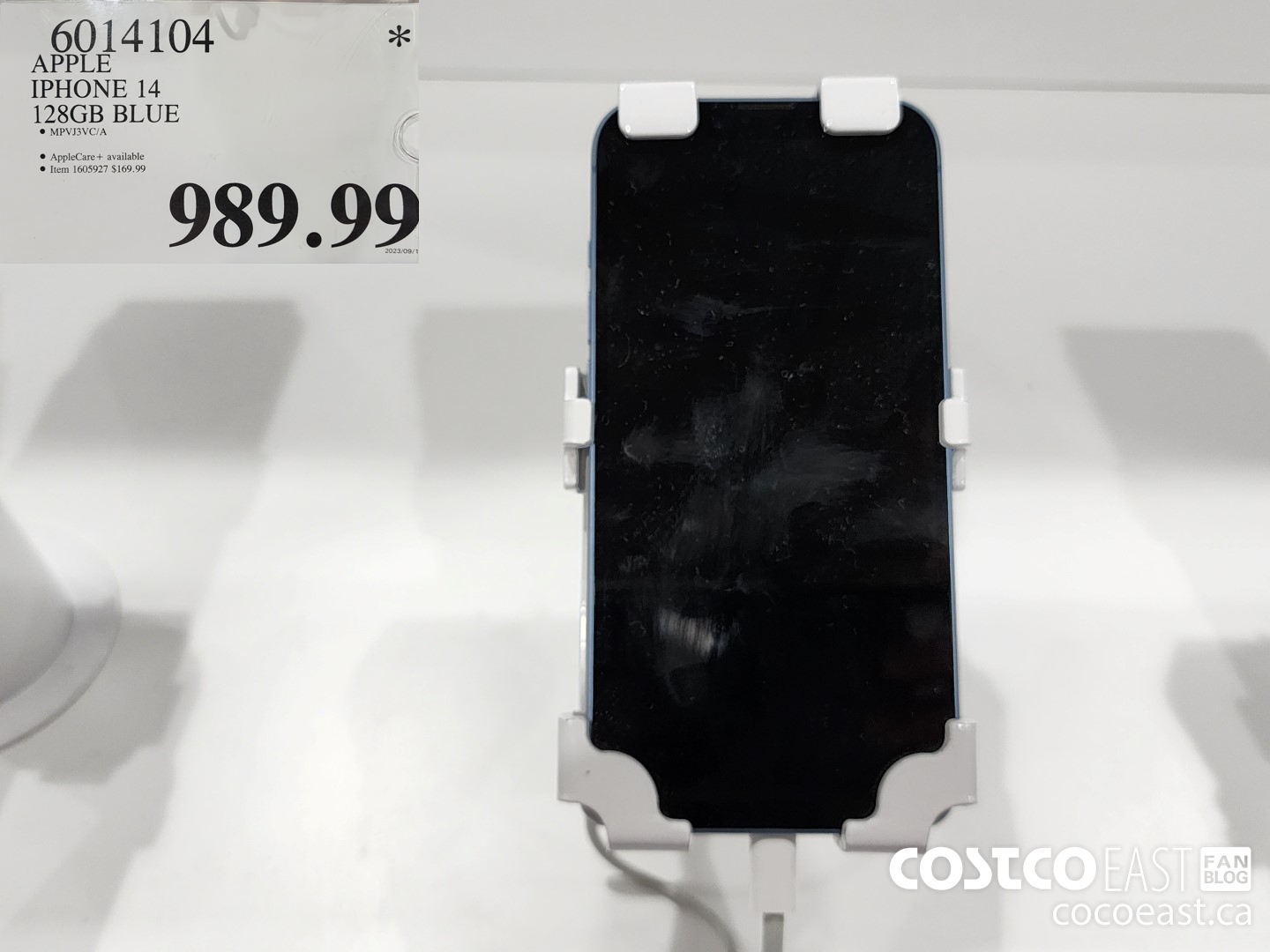 6014104 APPLE IPHONE 14 128GB BLUE $989.99