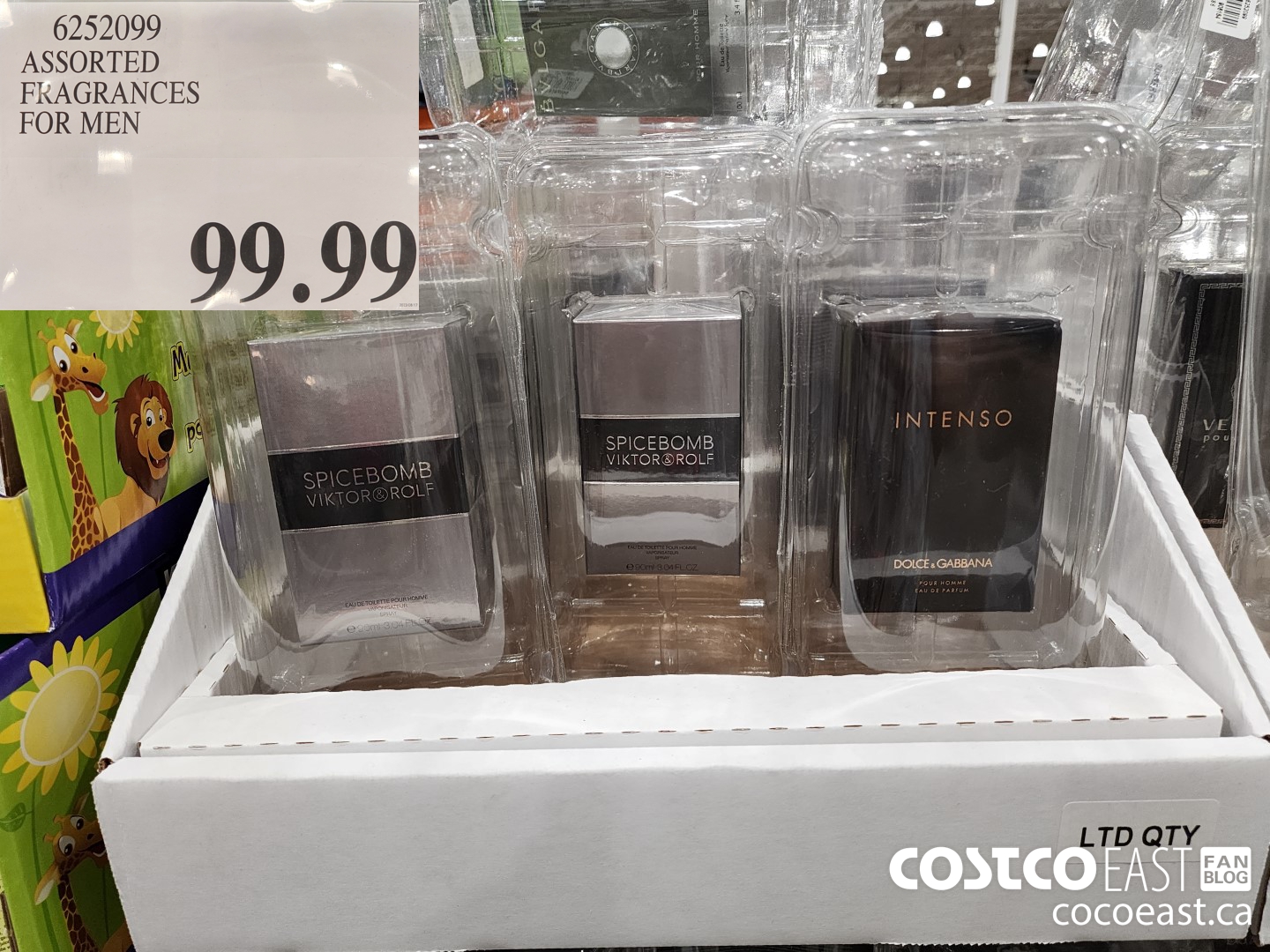 6252099 ASSORTED FRAGRANCES FOR MEN $99.99