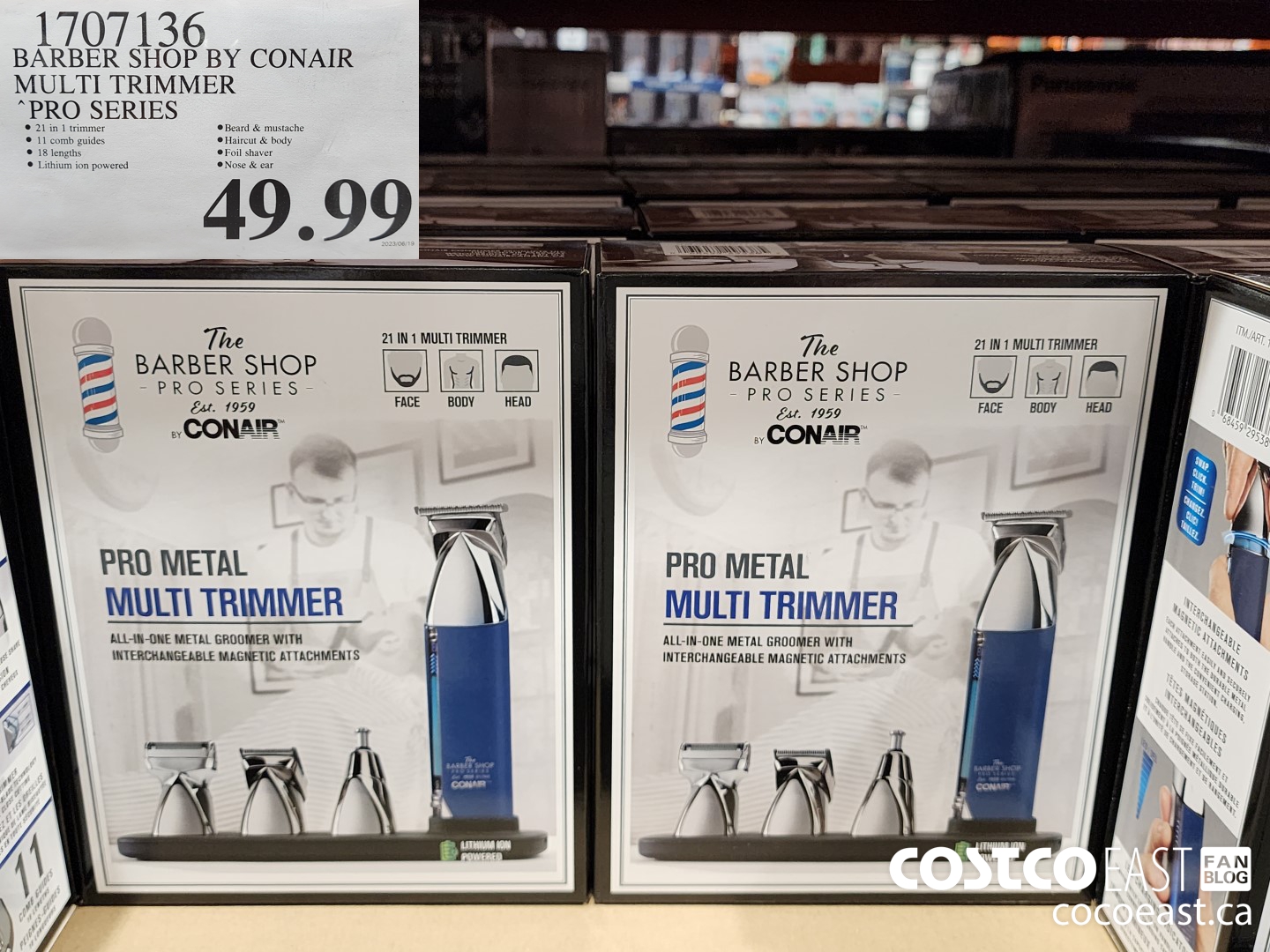 1707136 BARBER SHOP BY CONAIR MULTI TRIMMER “PRO SERIES $49.99