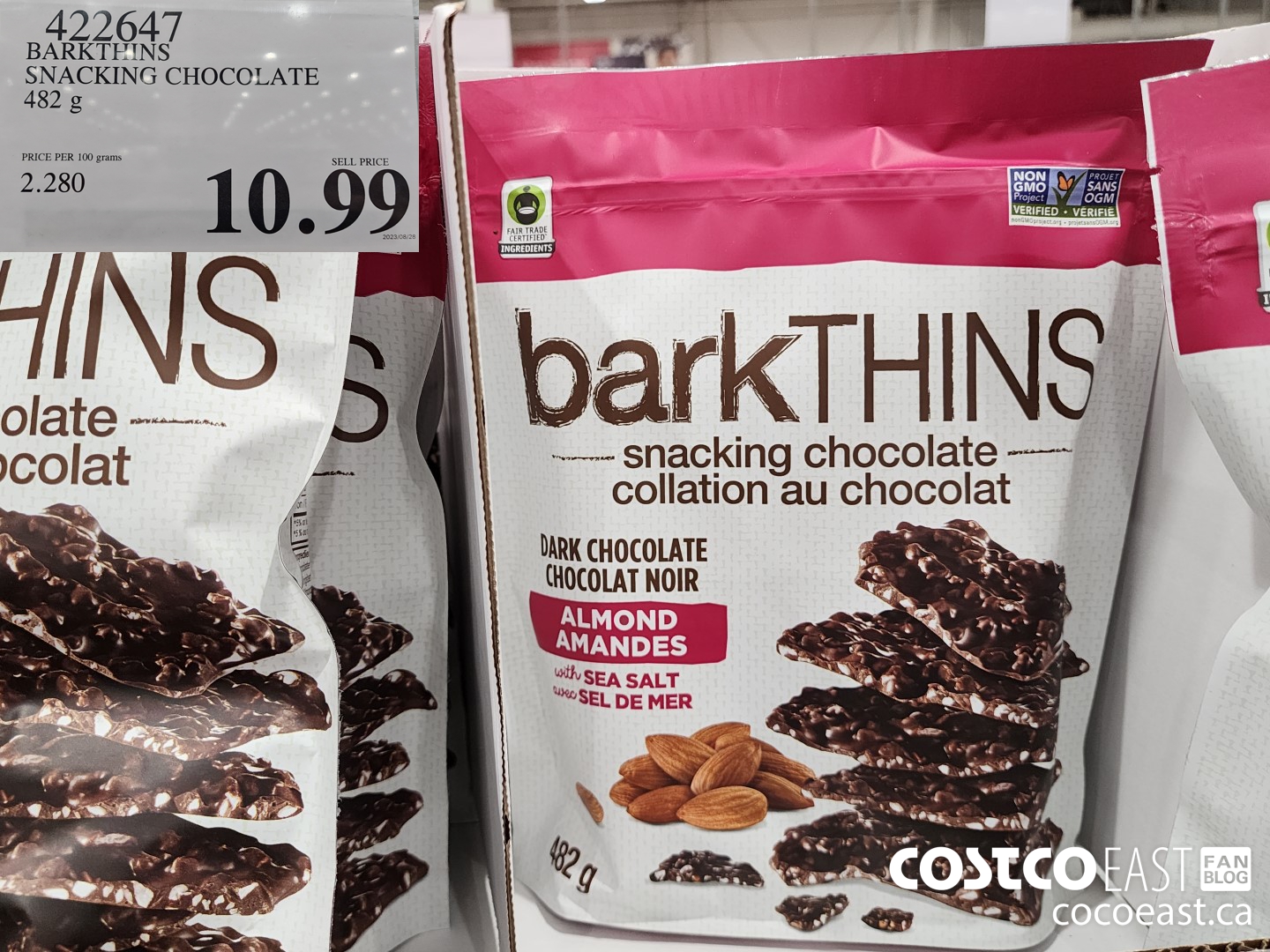 Costco Pumpkin Seed Dark Chocolate barkTHINS review