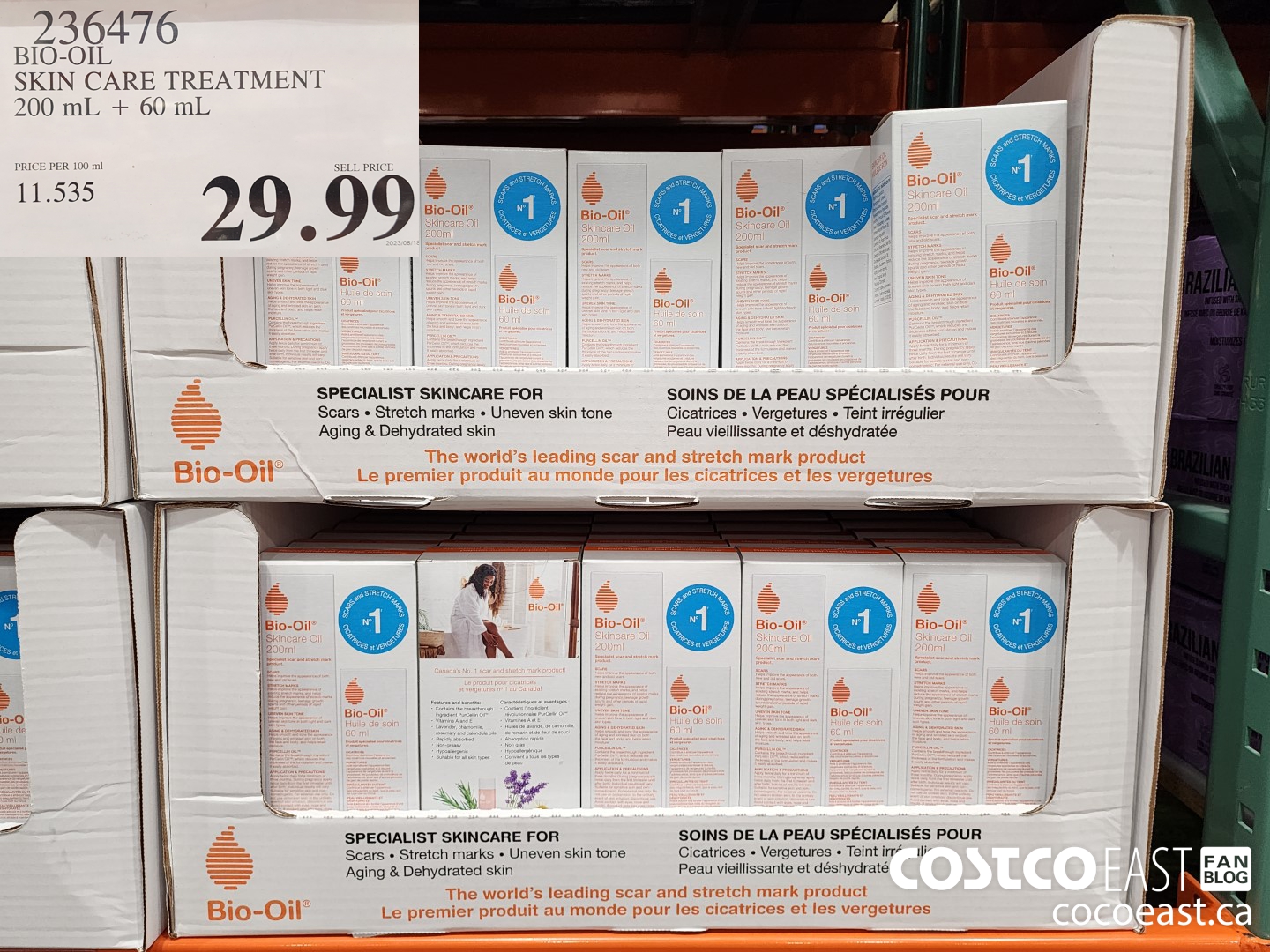 236476 BIO-OIL SKIN CARE TREATMENT 200 mL + 60 mL $29.99
