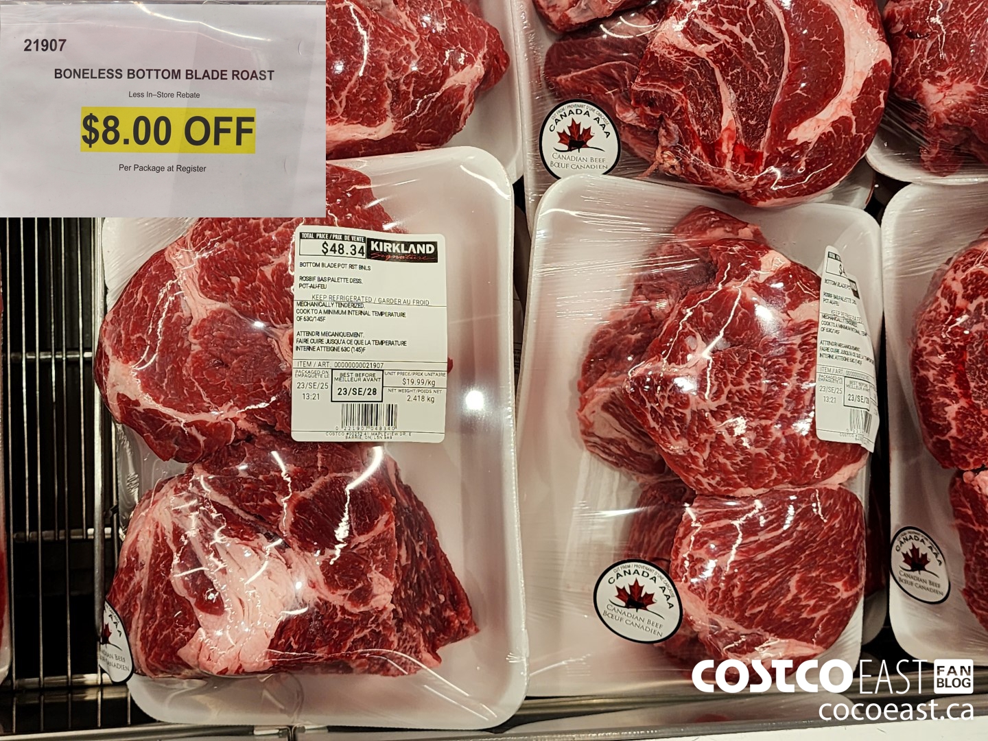 21907 BONELESS BOTTOM BLADE ROAST ($8.00 INSTANT SAVINGS)