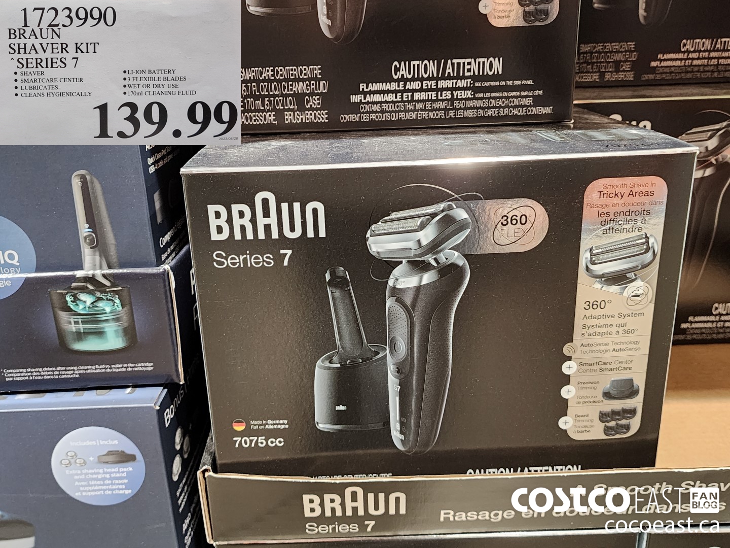1723990 BRAUN SHAVER KIT SERIES 7 $139.99