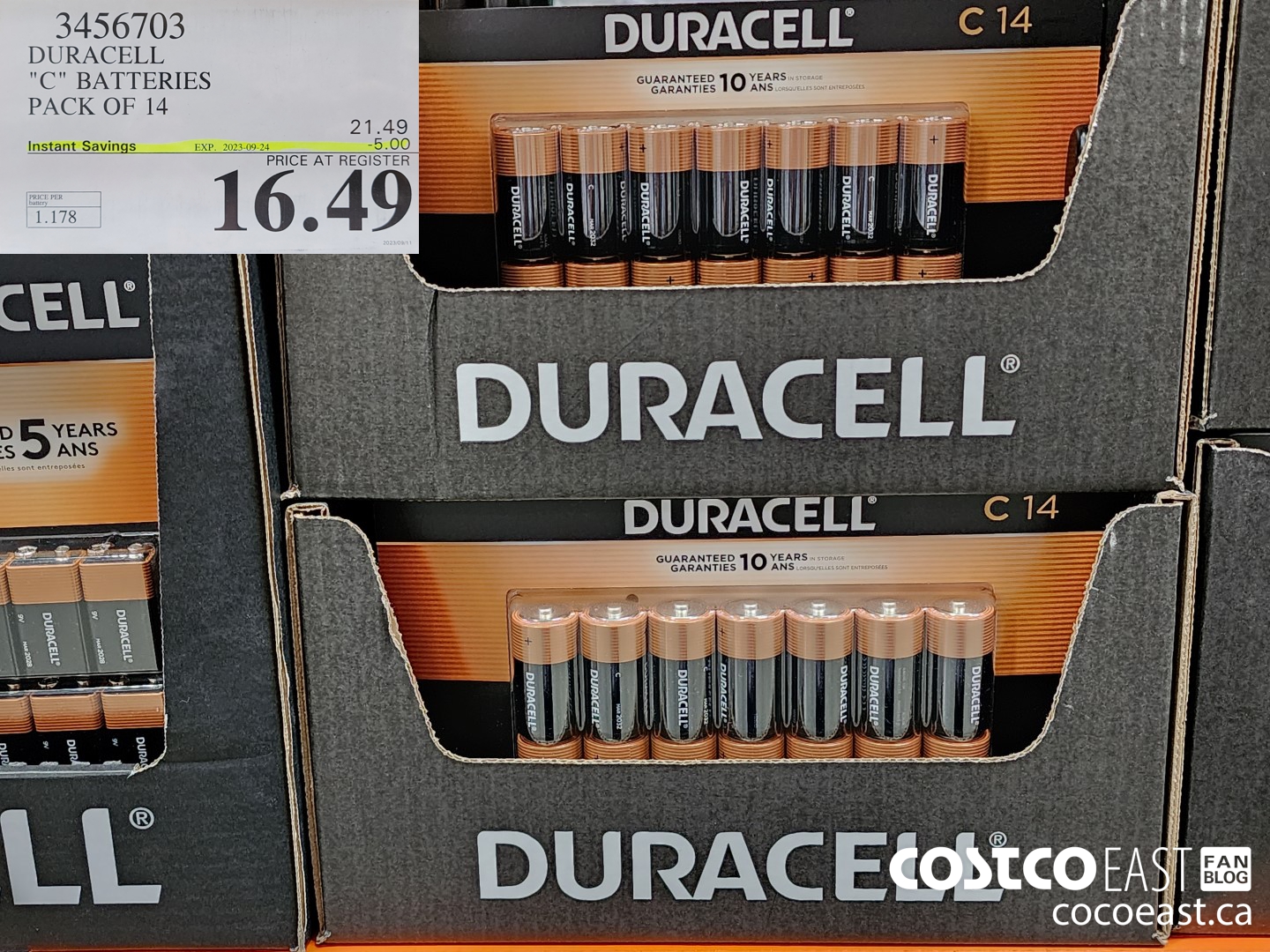 1363859 DURACELL LED LANTERN PACK OF 2 19 99 - Costco East Fan Blog