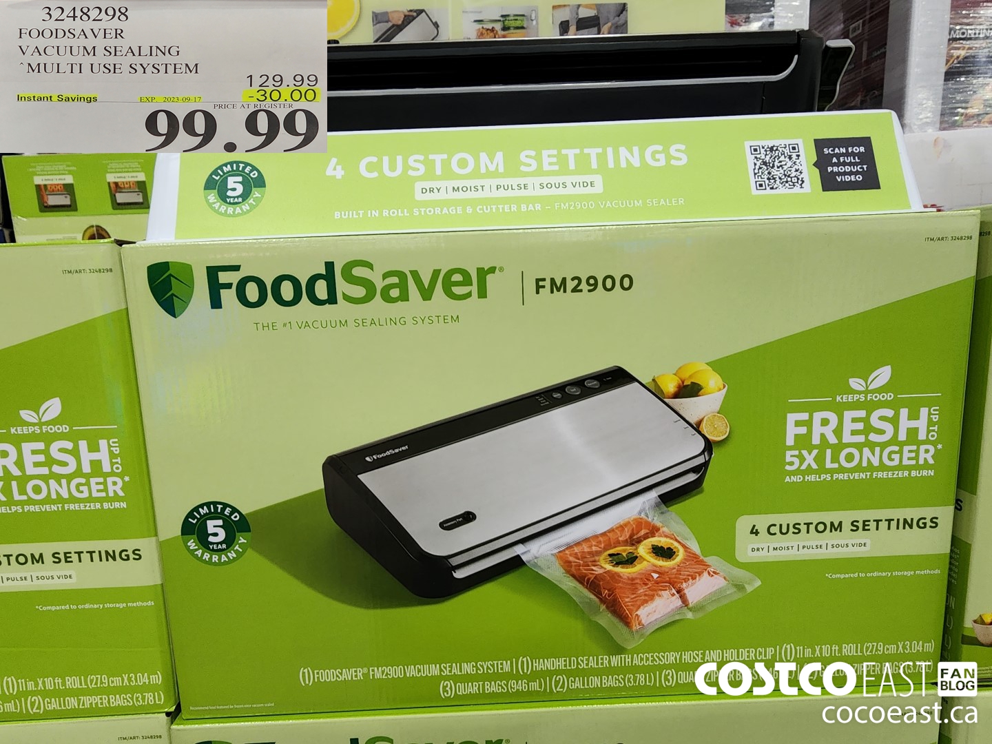 Costco Sale Item Review FoodSaver Food Saver FM2900 Vacuum Seal Sealer  Vacuum Pack 