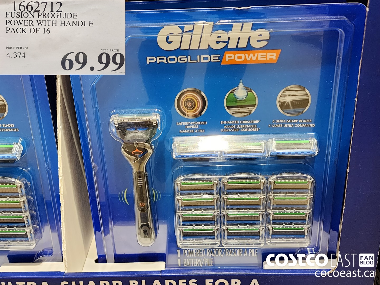 1662712 FUSION PROGLIDE POWER WITH HANDLE PACK OF 16 $69.99
