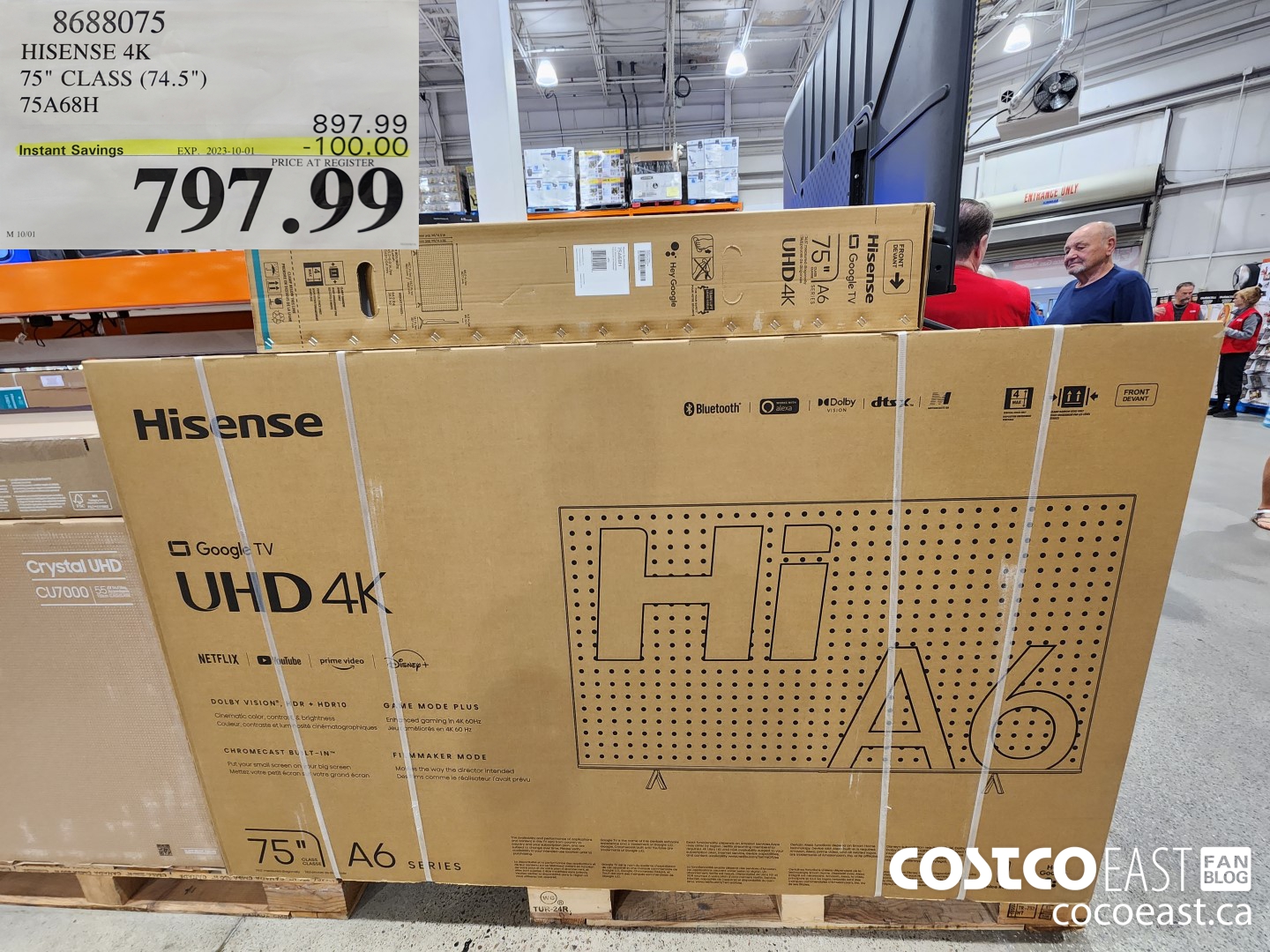 8688075 HISENSE 4K 75