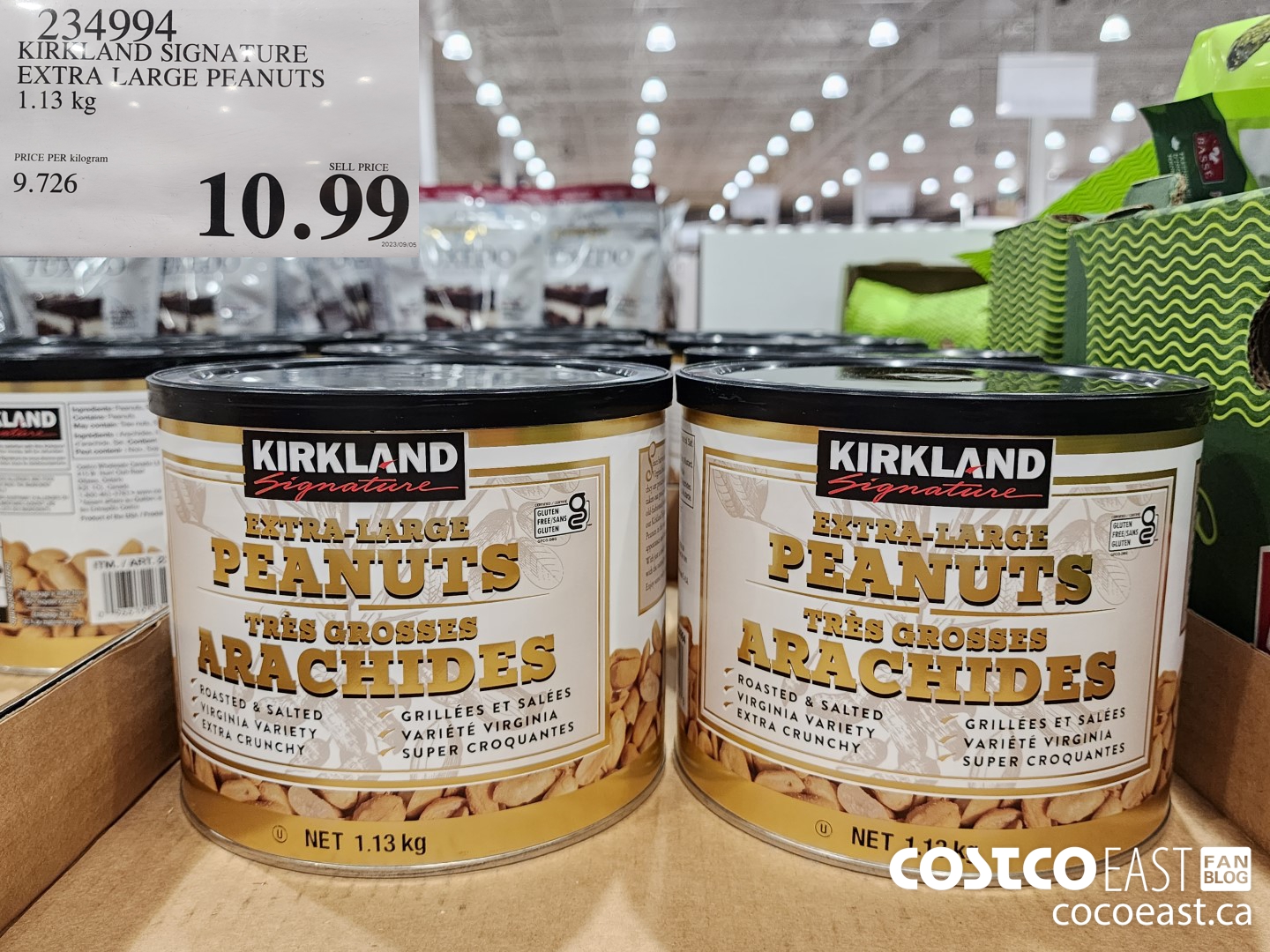 Kirkland Signature Extra-large Peanuts, 1.13 kg