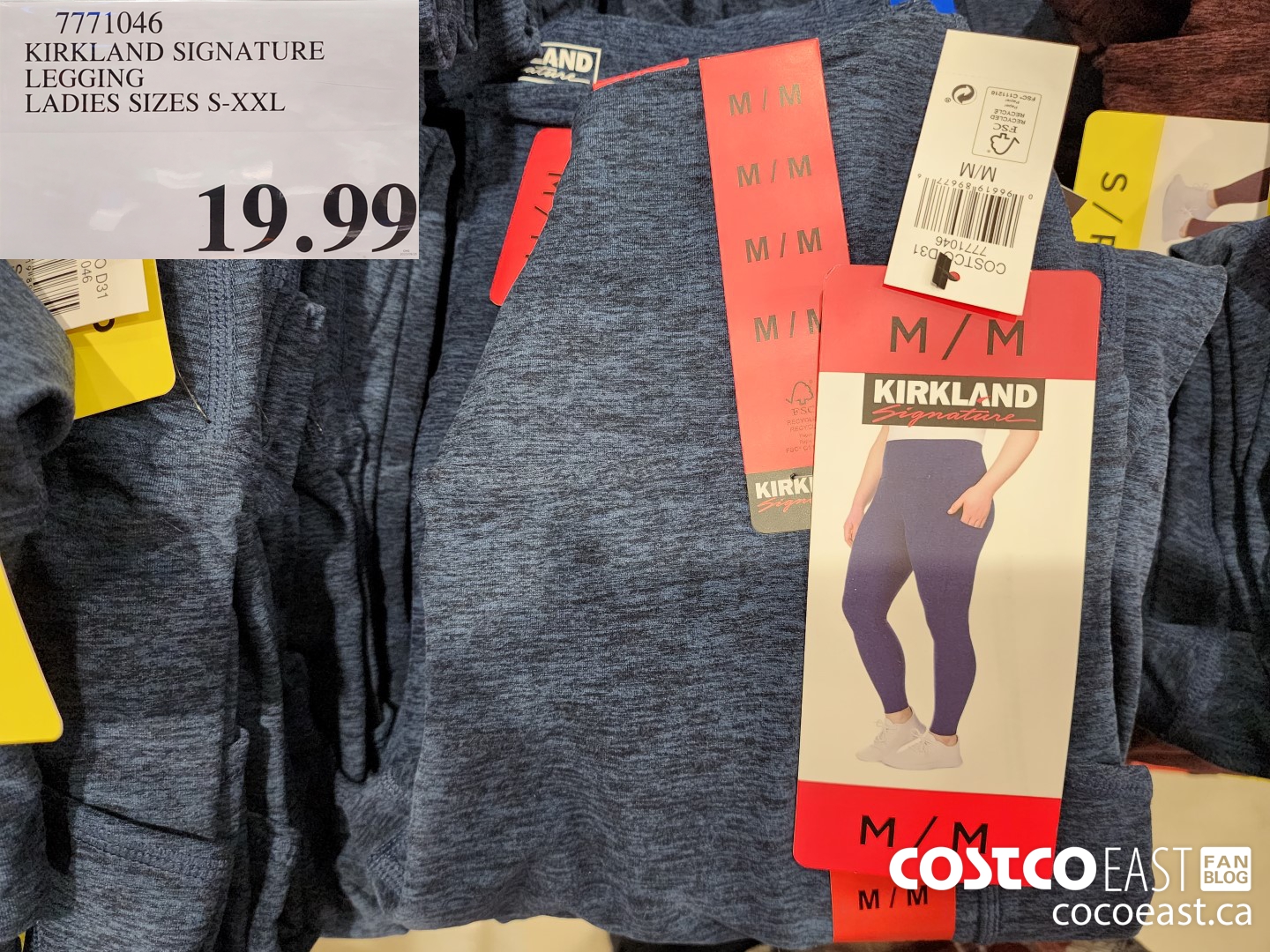 7771030 KIRKLAND SIGNATURE COMFORT PANT LADIES SIZES S M ONLY 9 97 - Costco  East Fan Blog