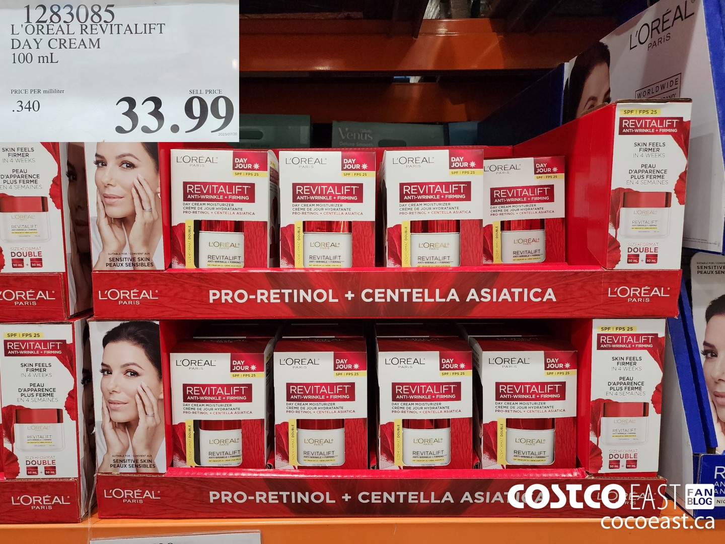 1283085 L'OREAL REVITALIFT DAY CREAM 100 mL $33.99