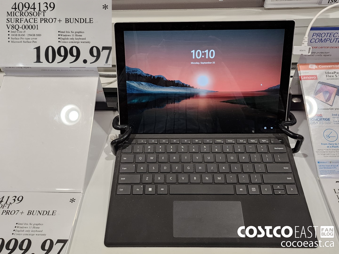 4094139 MICROSOFT SURFACE PRO7+ BUNDLE V8Q-00001 $1099.97