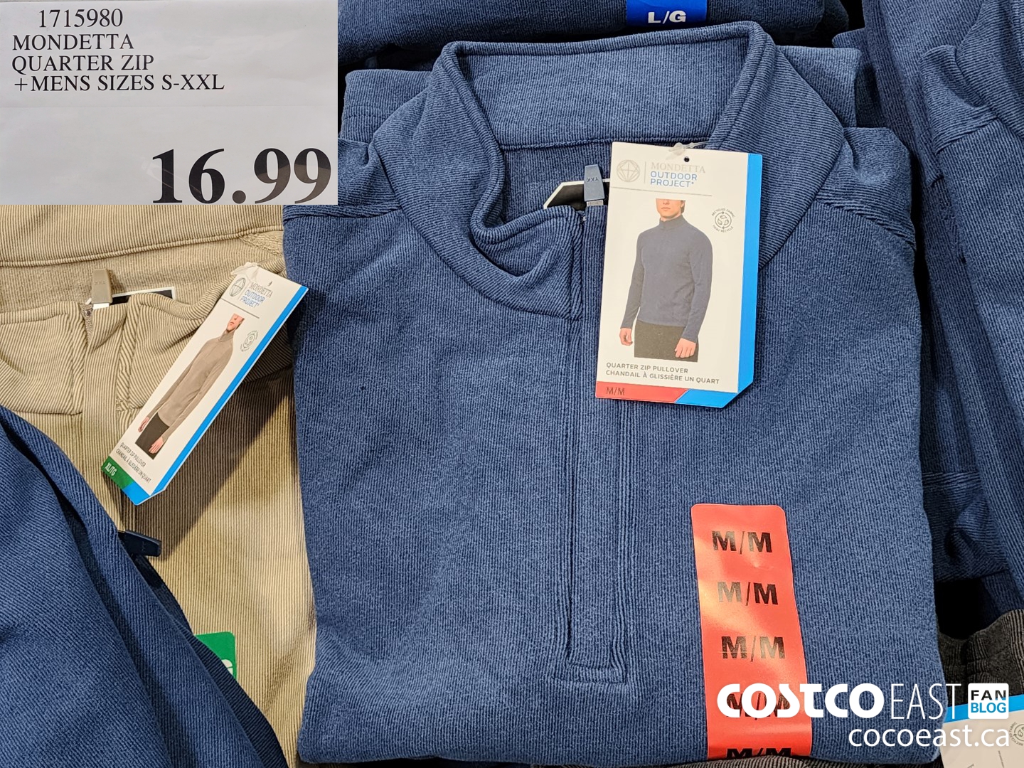 Costco: Mondetta Men's Full Zip Hooded Jacket Item 1649705 $12.99