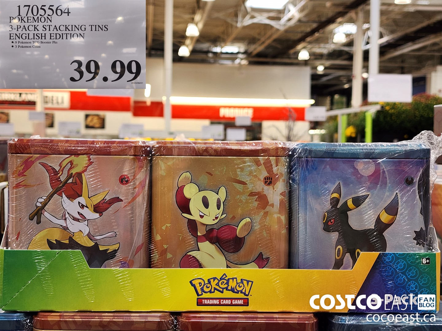 Pokémon 3 Pack Stacking Tins (6+ Years) | Costco UK