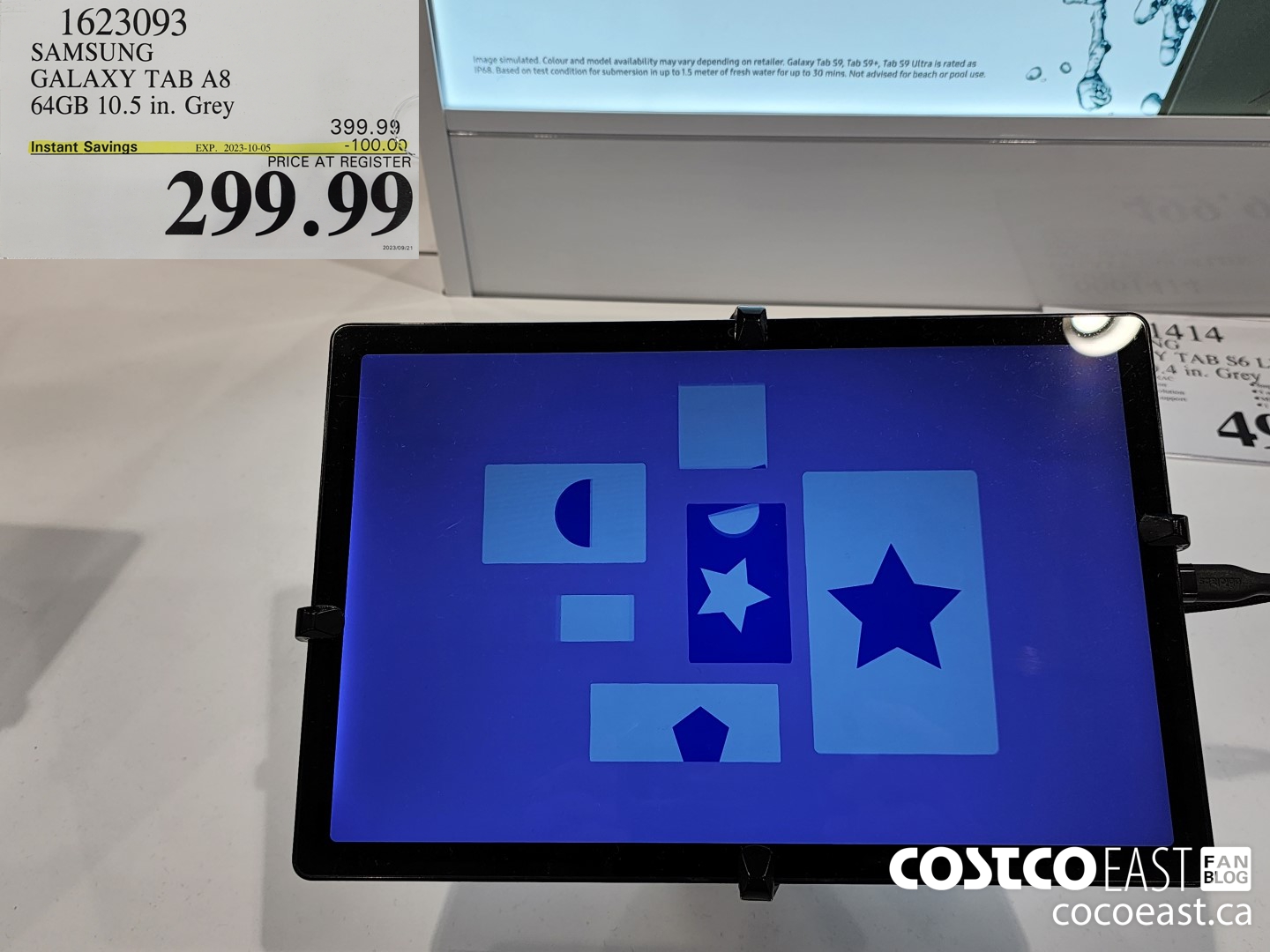 1623093 SAMSUNG TAB A8 64GB 10.5 IN GREY ($100.00 INSTANT SAVINGS EXPIRES ON 2023-10-05) $299.99