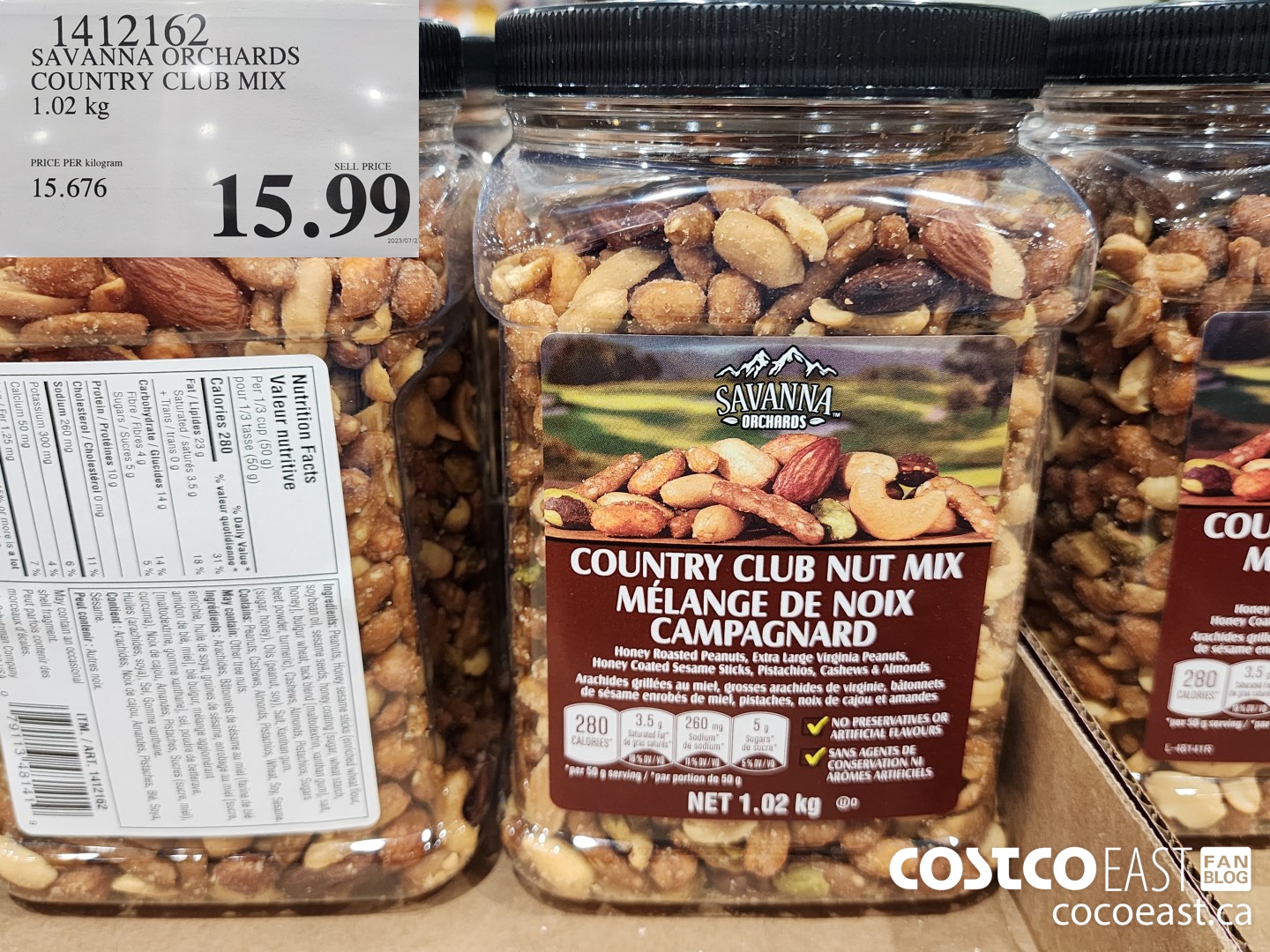 Savanna Orchards Country Club Nut Mix 1.02 kg : : Grocery