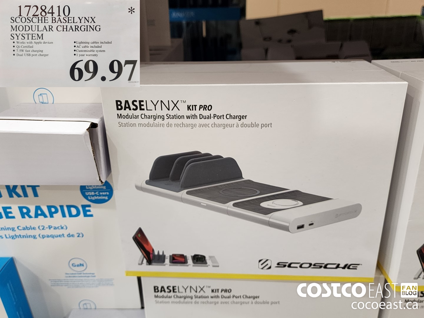 1728410 SCOSCHE BASELYNX MODULAR CHARGING SYSTEM $69.97