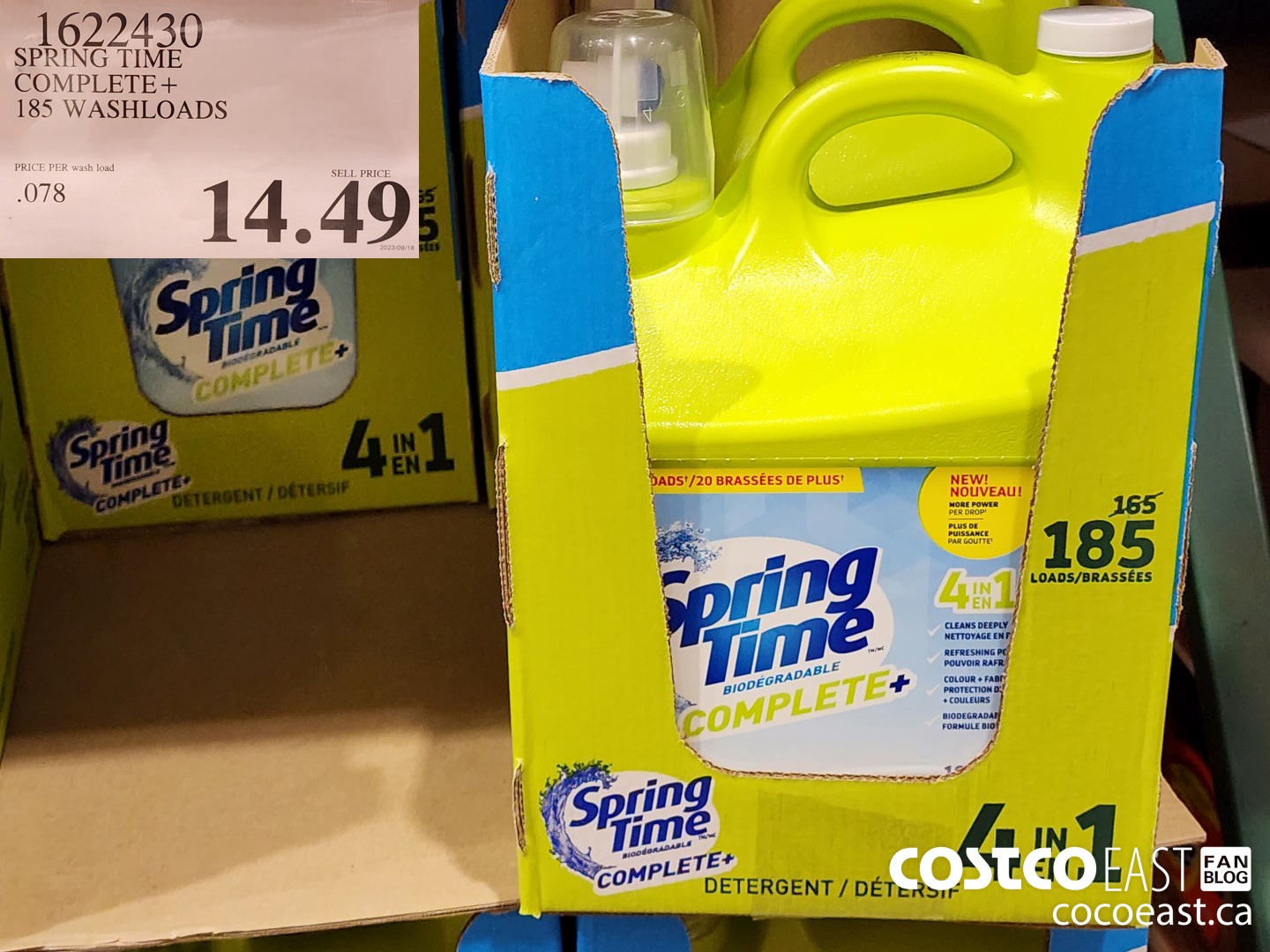 1622430 SPRINGTIME COMPLETE+ 185 washloads $14.49