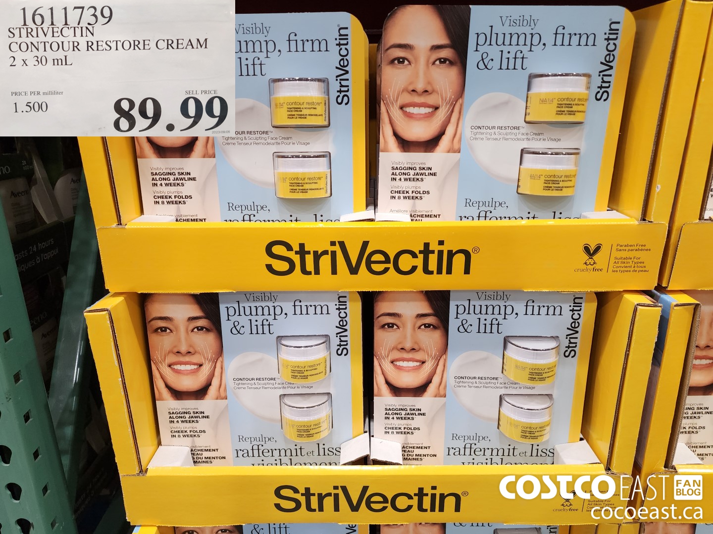1611739 STRIVECTIN CONTOUR RESTORE CREAM 2 x 30 mL $89.99