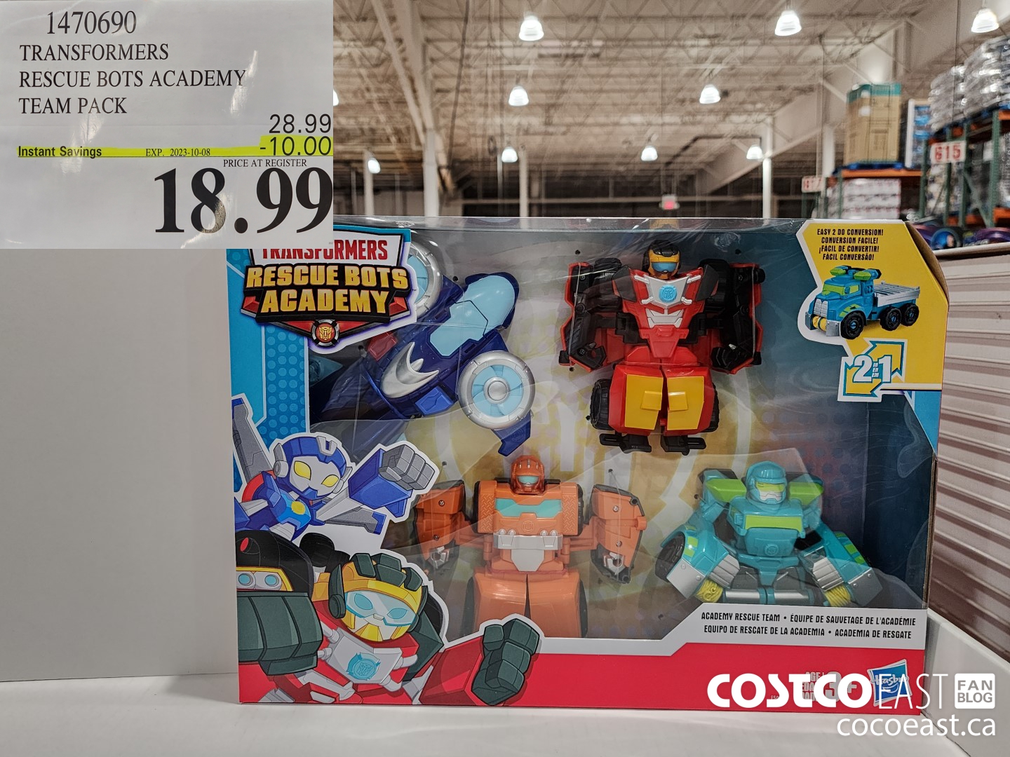 1470690 TRANSFORMERS RESCUE BOTS ACADEMY TEAM PACK ($10.00 INSTANT SAVINGS EXPIRES ON 2023-10-08) $18.99