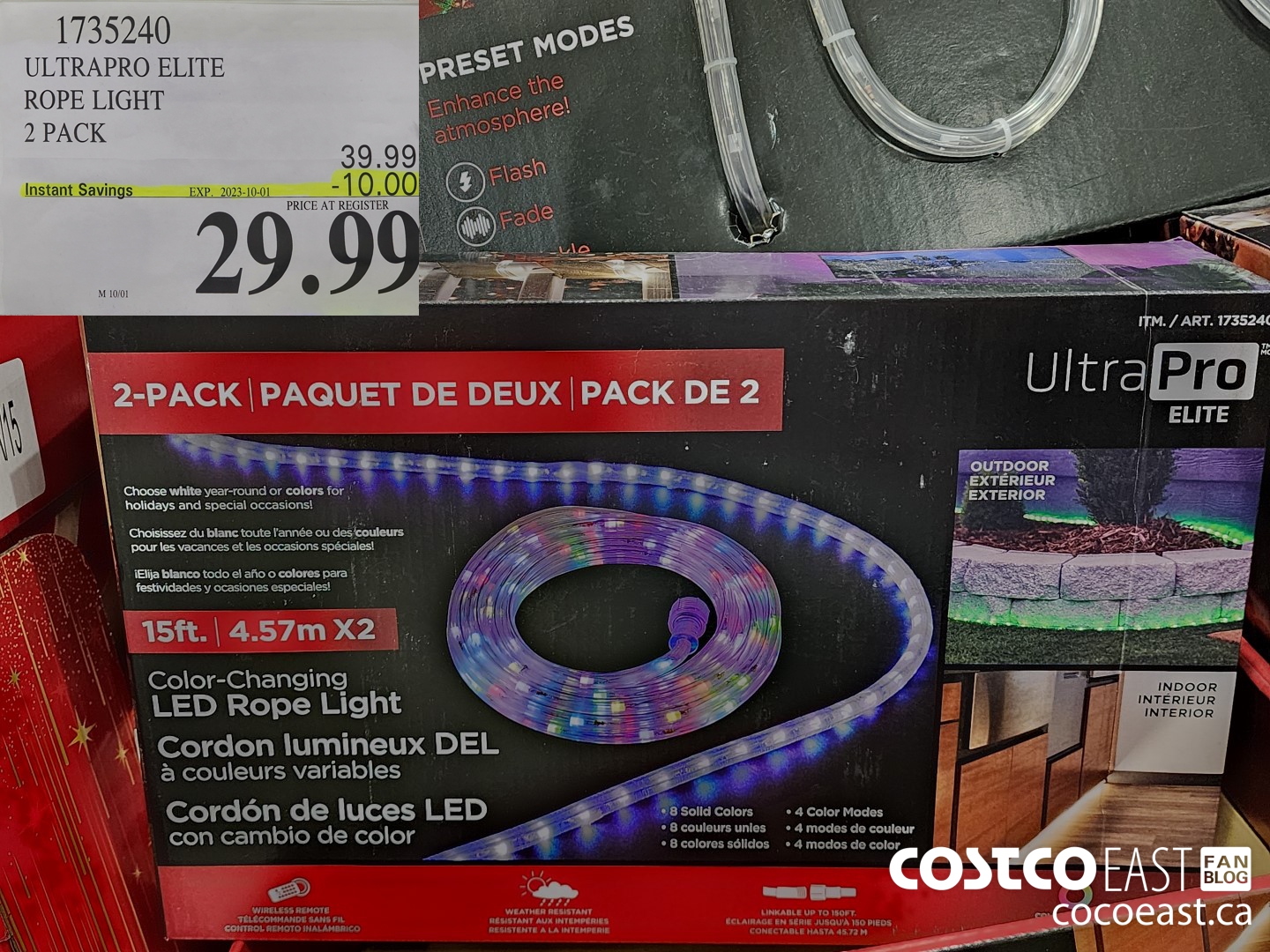 1735240 ULTRAPRO ELITE ROPE LIGHT 2 PACK 20023-10-01 ($10.00 INSTANT SAVINGS) $29.99