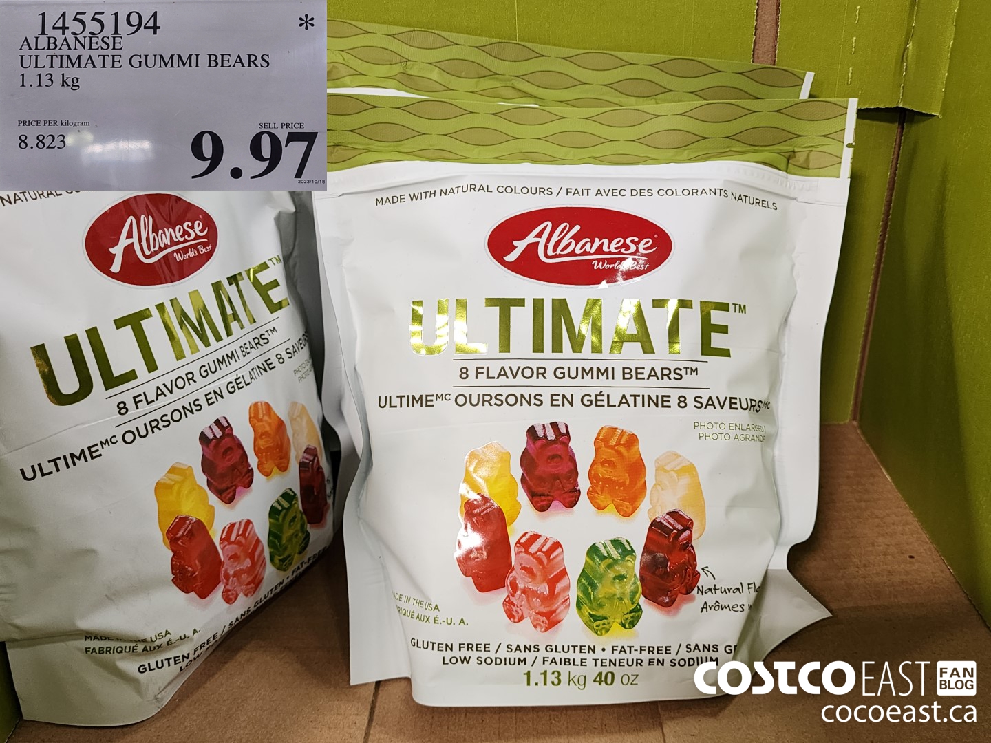 1455194 ALBANESE ULTIMATE GUMMI BEARS 1.13 kg $9.97