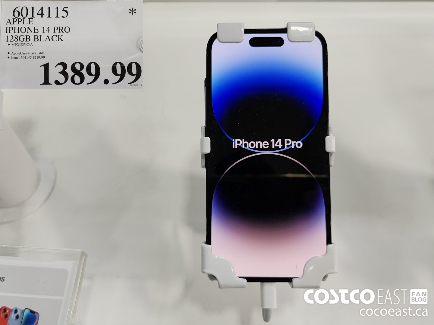 6014115 APPLE IPHONE 14 PRO 128GB BLACK $1389.99