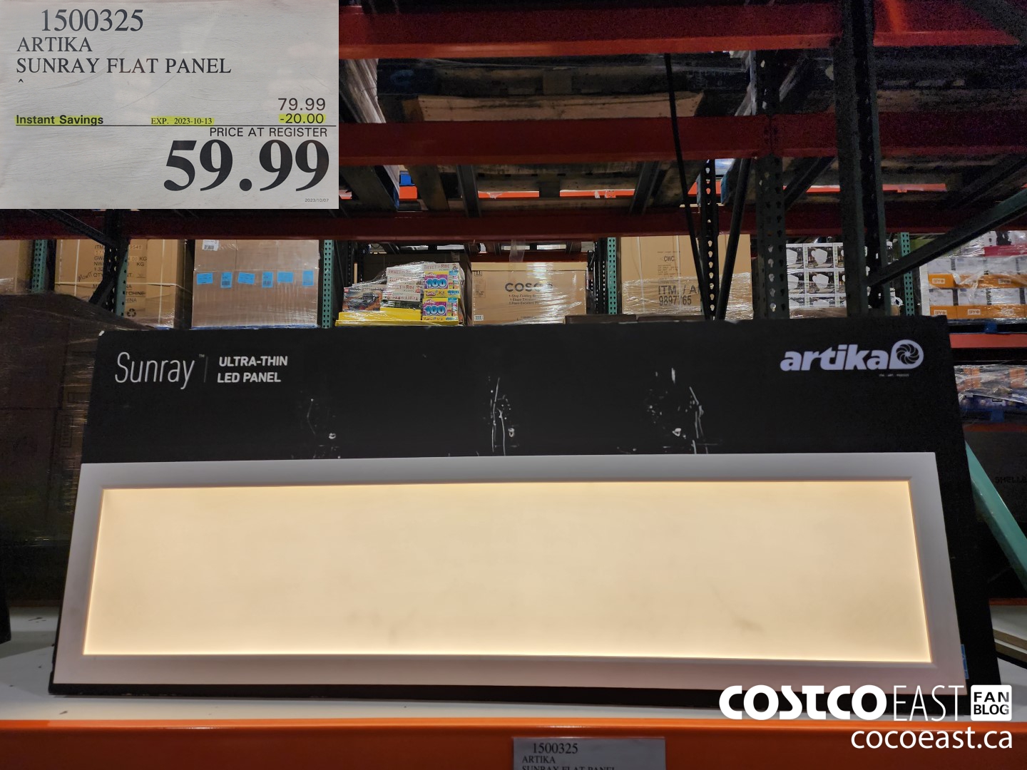 1500325 ARTIKA SUNRAY FLAT PANEL ($20.00 INSTANT SAVINGS EXPIRES ON 2023-10-13) $59.99