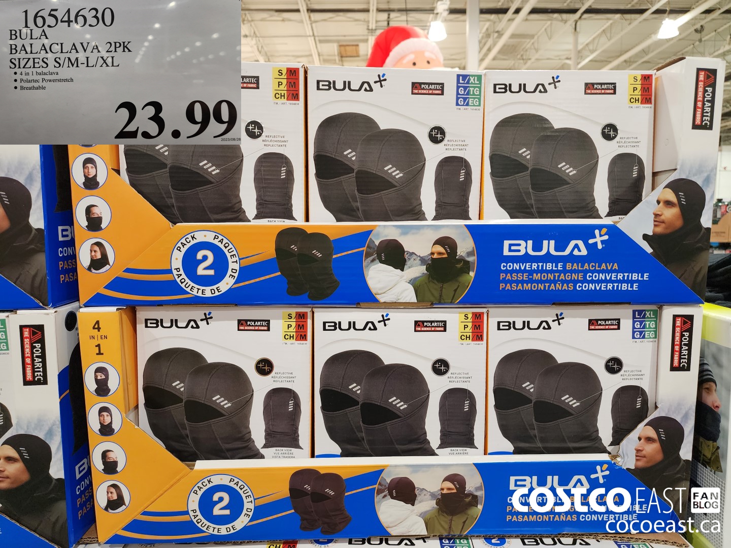 1654630 BULA BALACLAVA 2PK SIZES S/M-L/XL $23.99